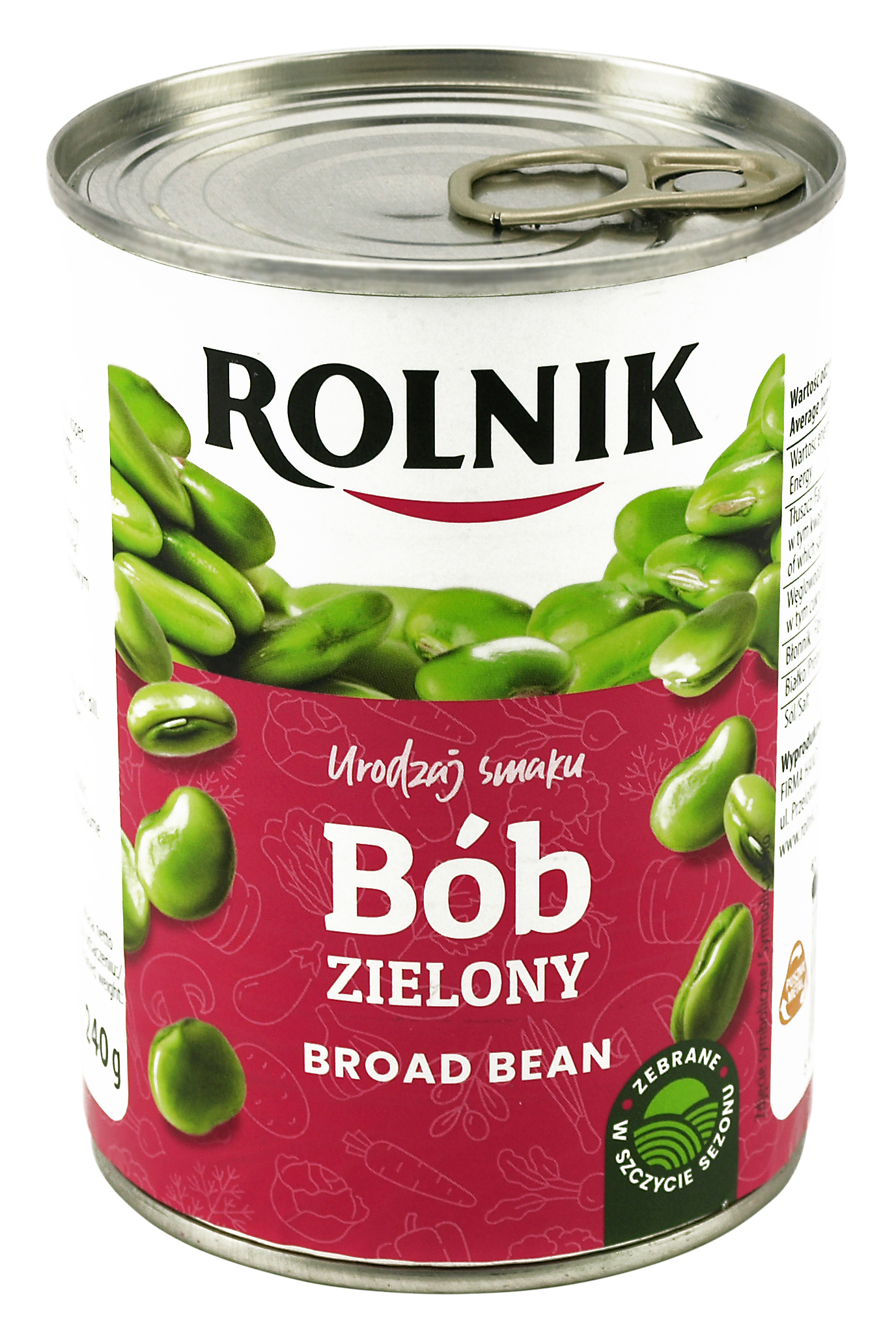 Bób Zielony 400 Ml Rolnik