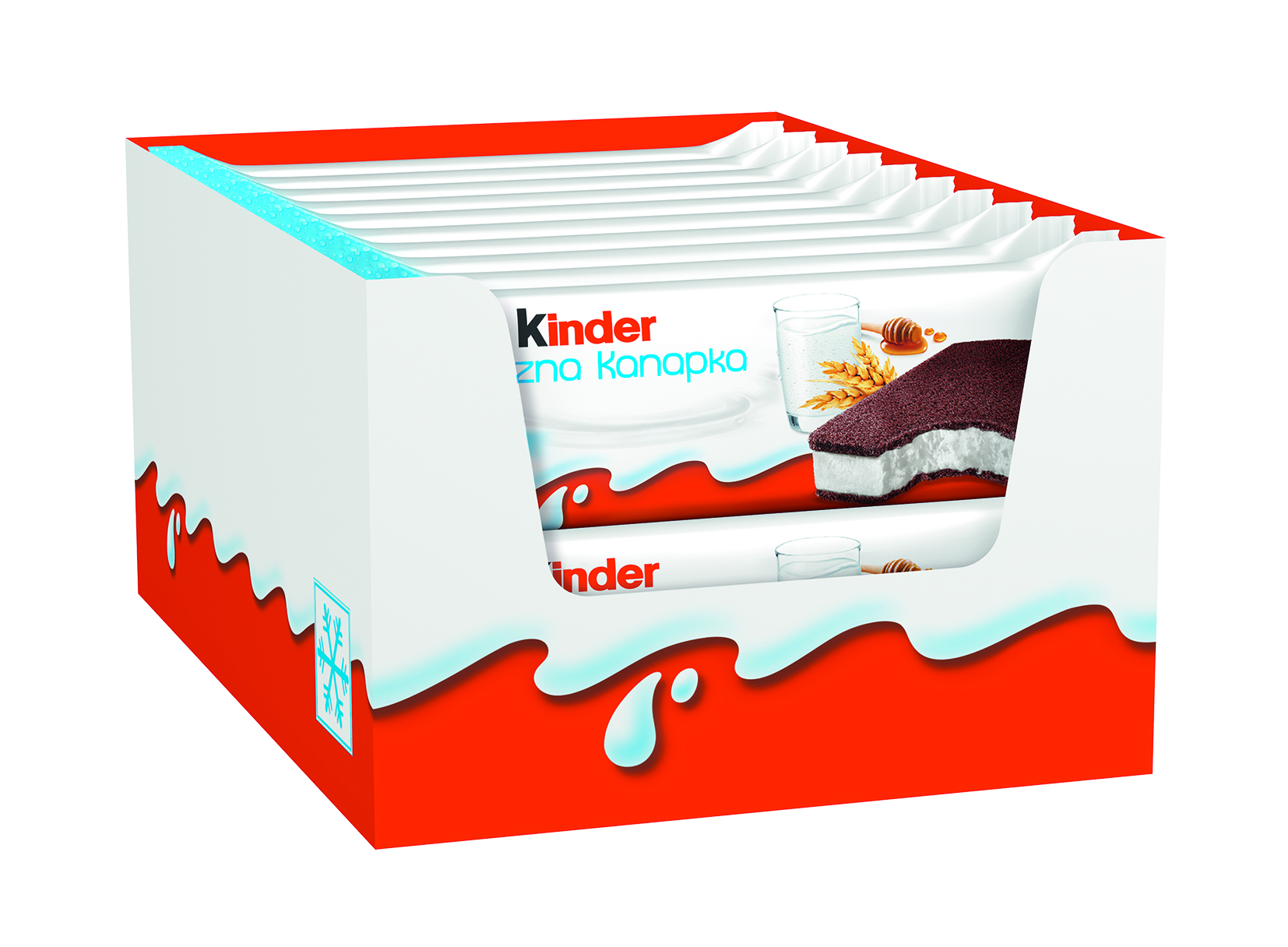 Biszkopt Z Mlecznym Nadzieniem Kinder Mleczna Kanapka 28G