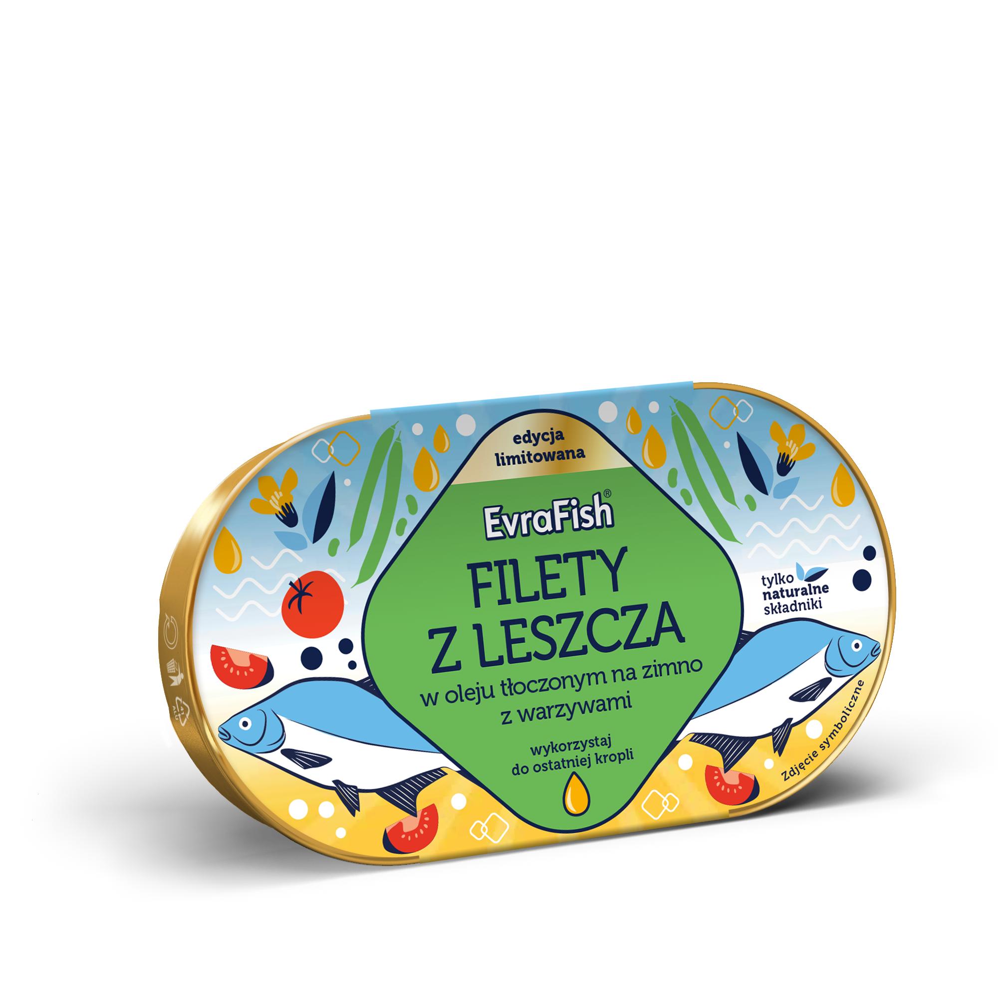 Evrafish Filety Z Leszcza W Oleju Tłoczonym Na Zimno Z Warzywami 170G