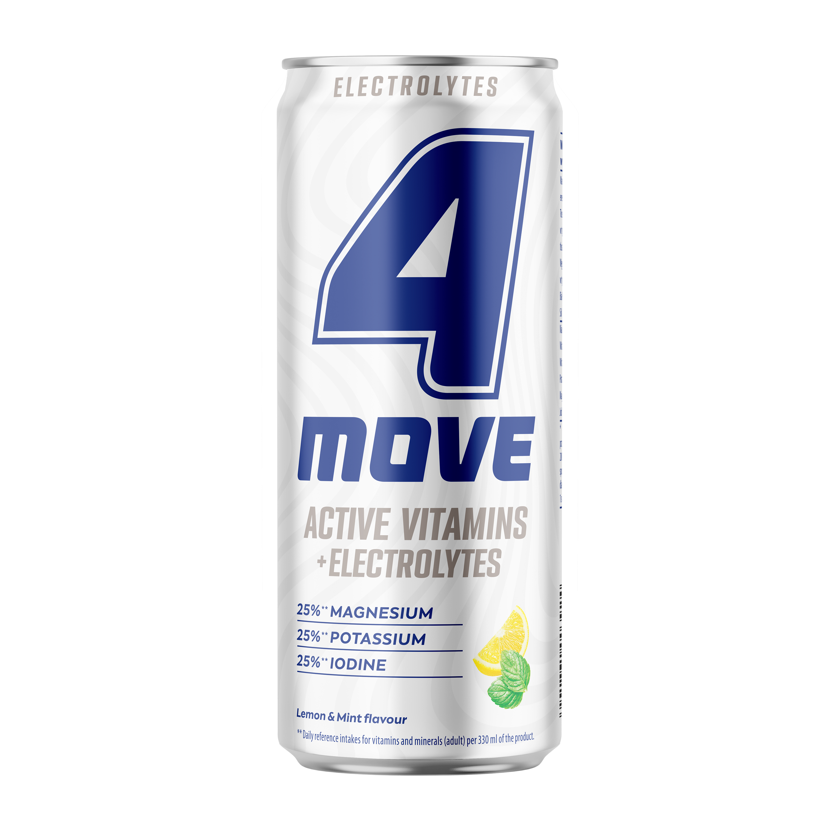 4Move Active Vitamins + Electrolytes Lemon & Mint Flavour 330 Ml Kaucja