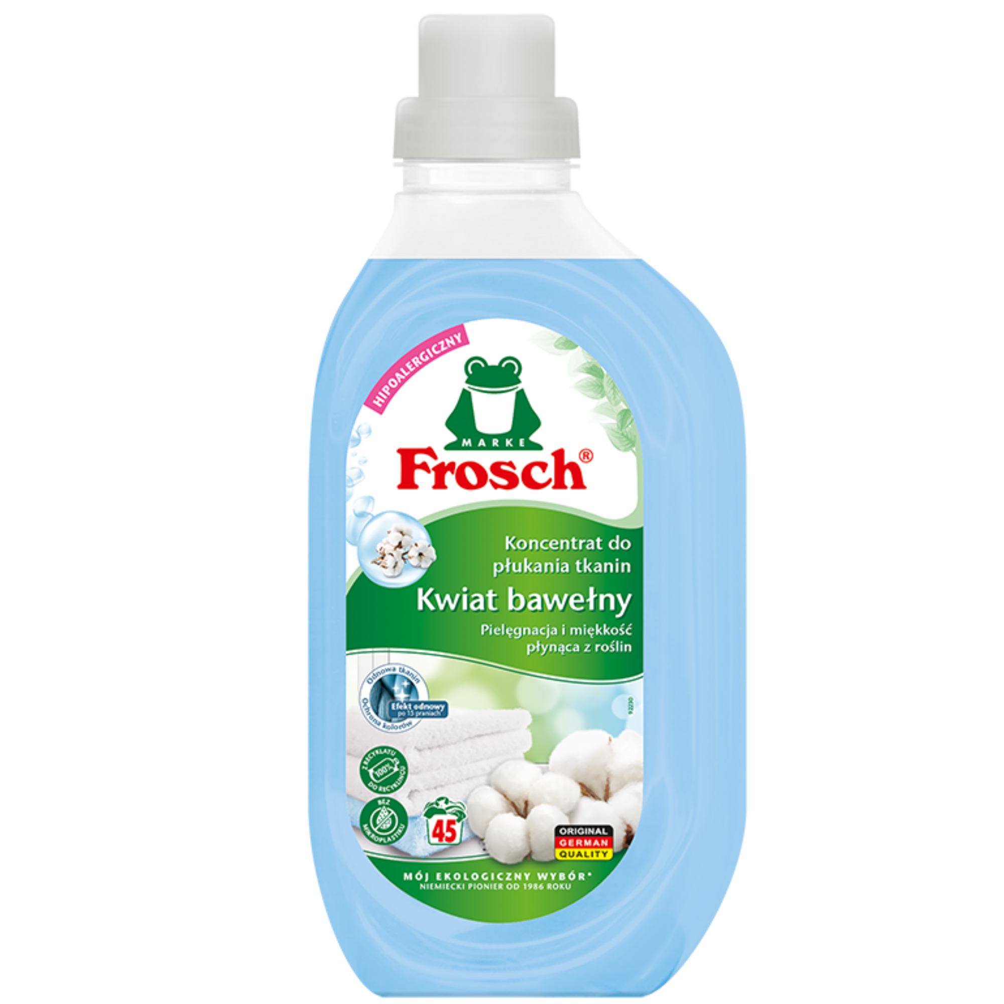 Frosch Kwiat Bawełny Koncentrat Do Płukania Tkanin 900 Ml