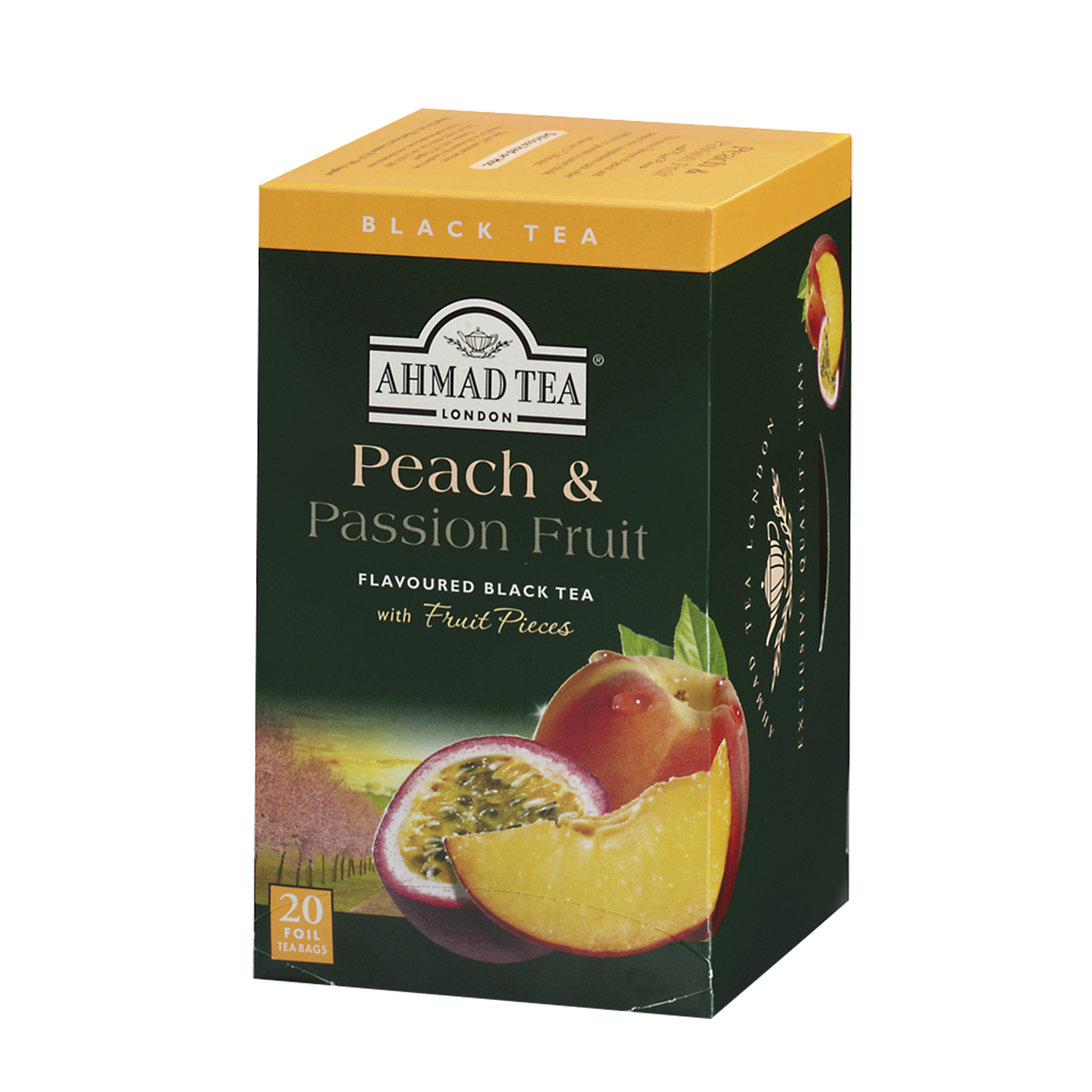 Peach&Passion Fruit Ahmad Tea 20 Torebek Aluminiowych