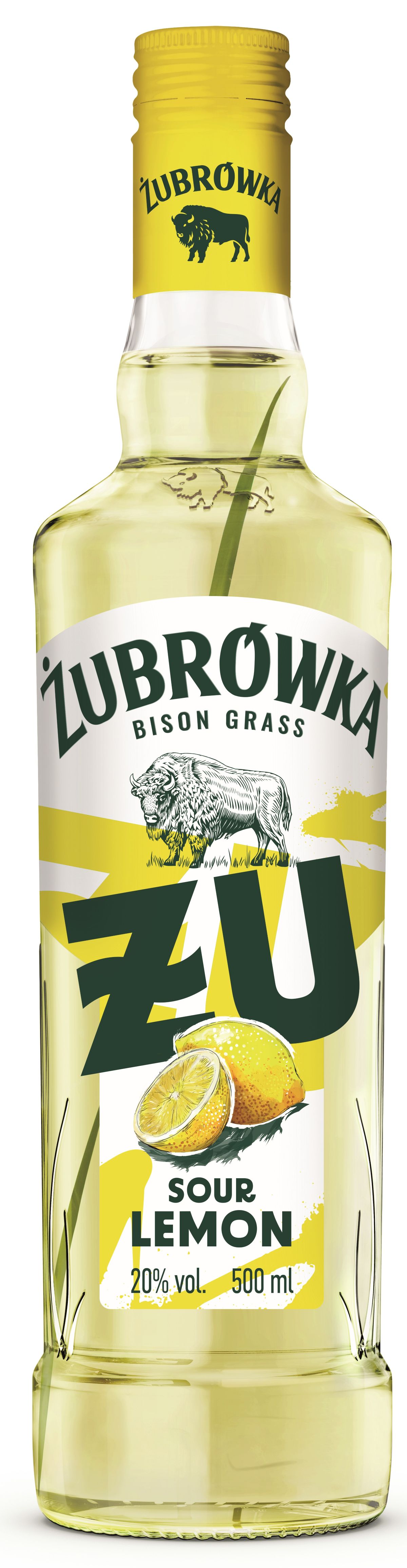 Likier Żubrówka Żu Fresh Kwaśna Cytryna 500Ml 20%
