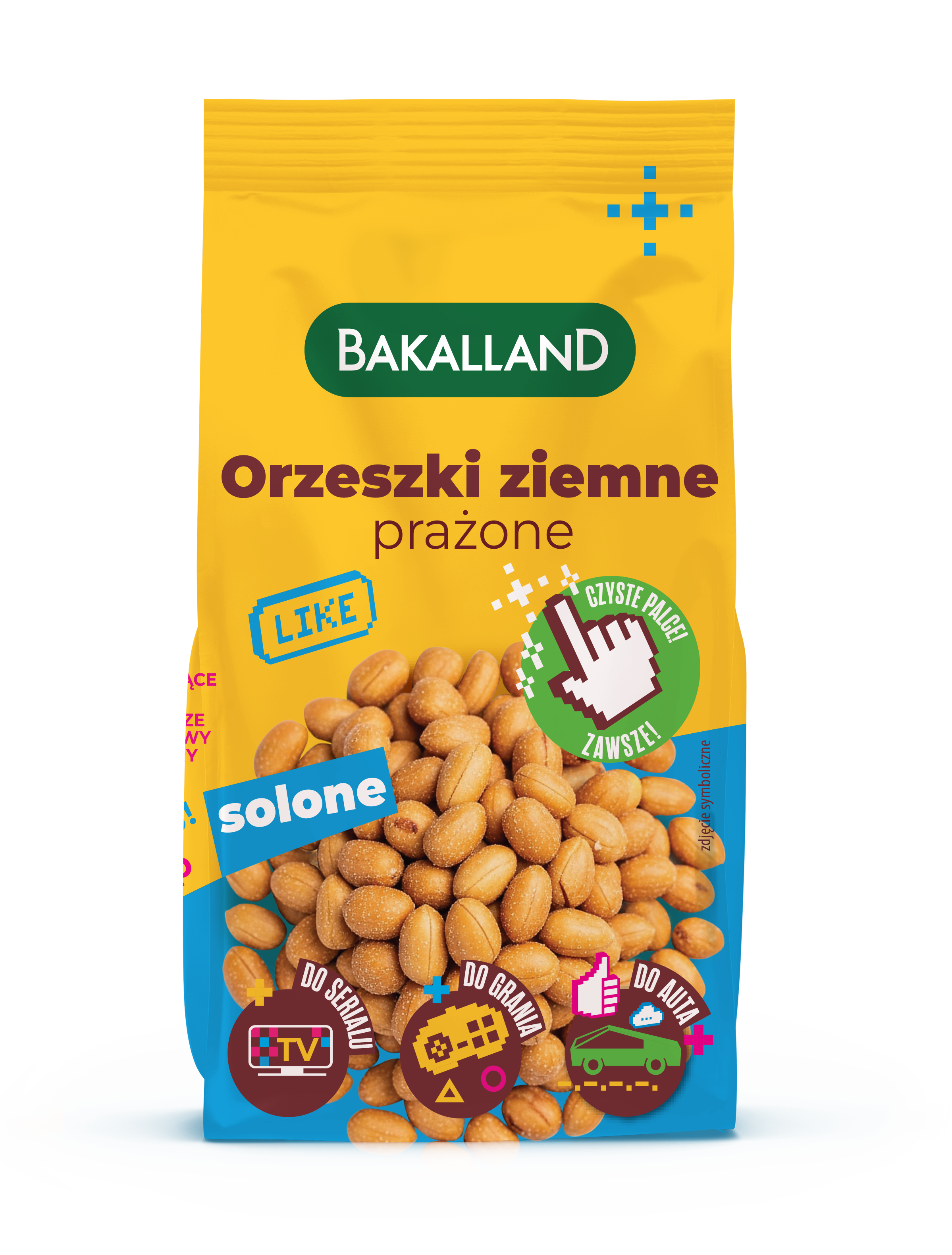 Bakalland Orzeszki Ziemne Prażone Solone 140 G