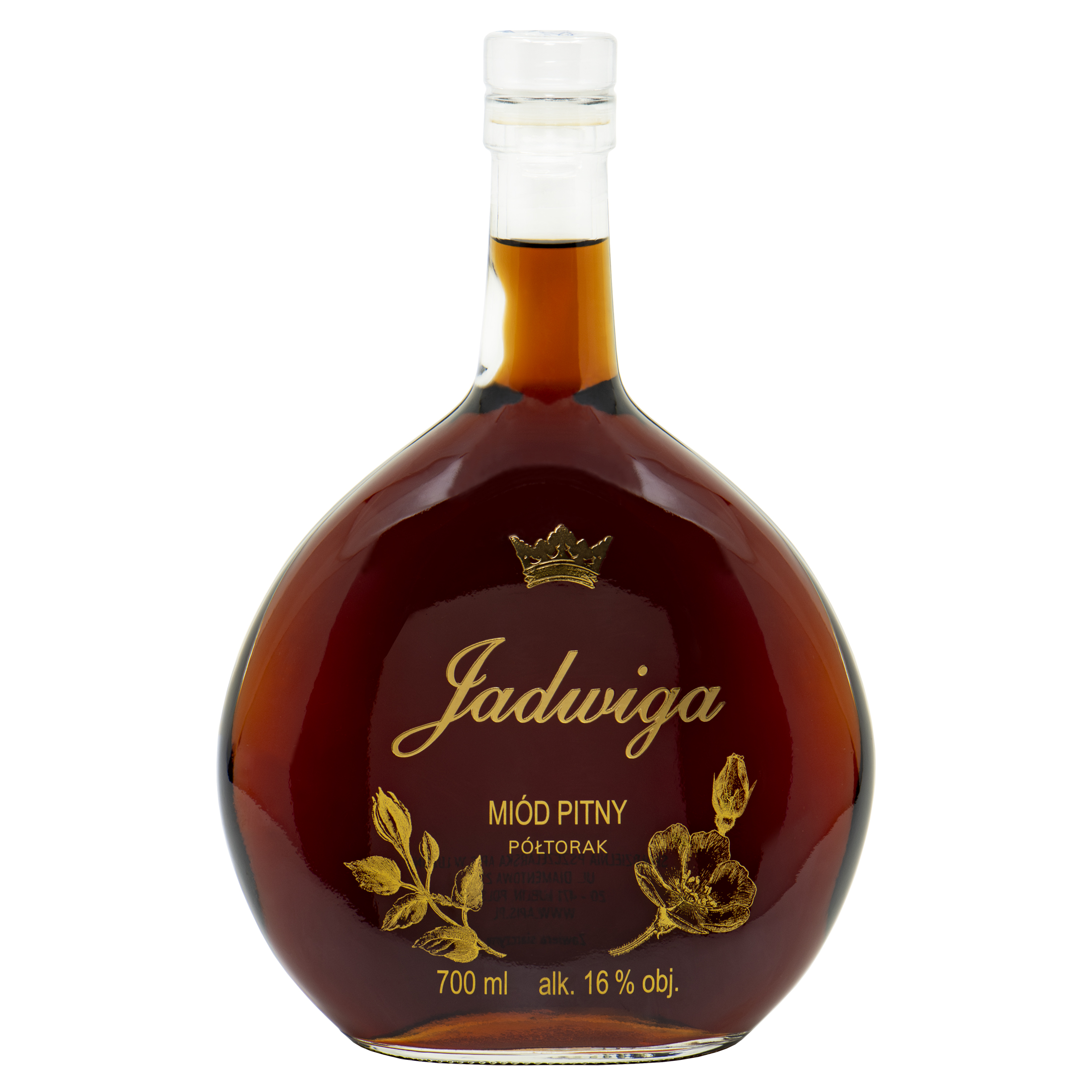Apis Miód Pitny Półtorak Jadwiga Karafka 700 Ml, Alk. 16%