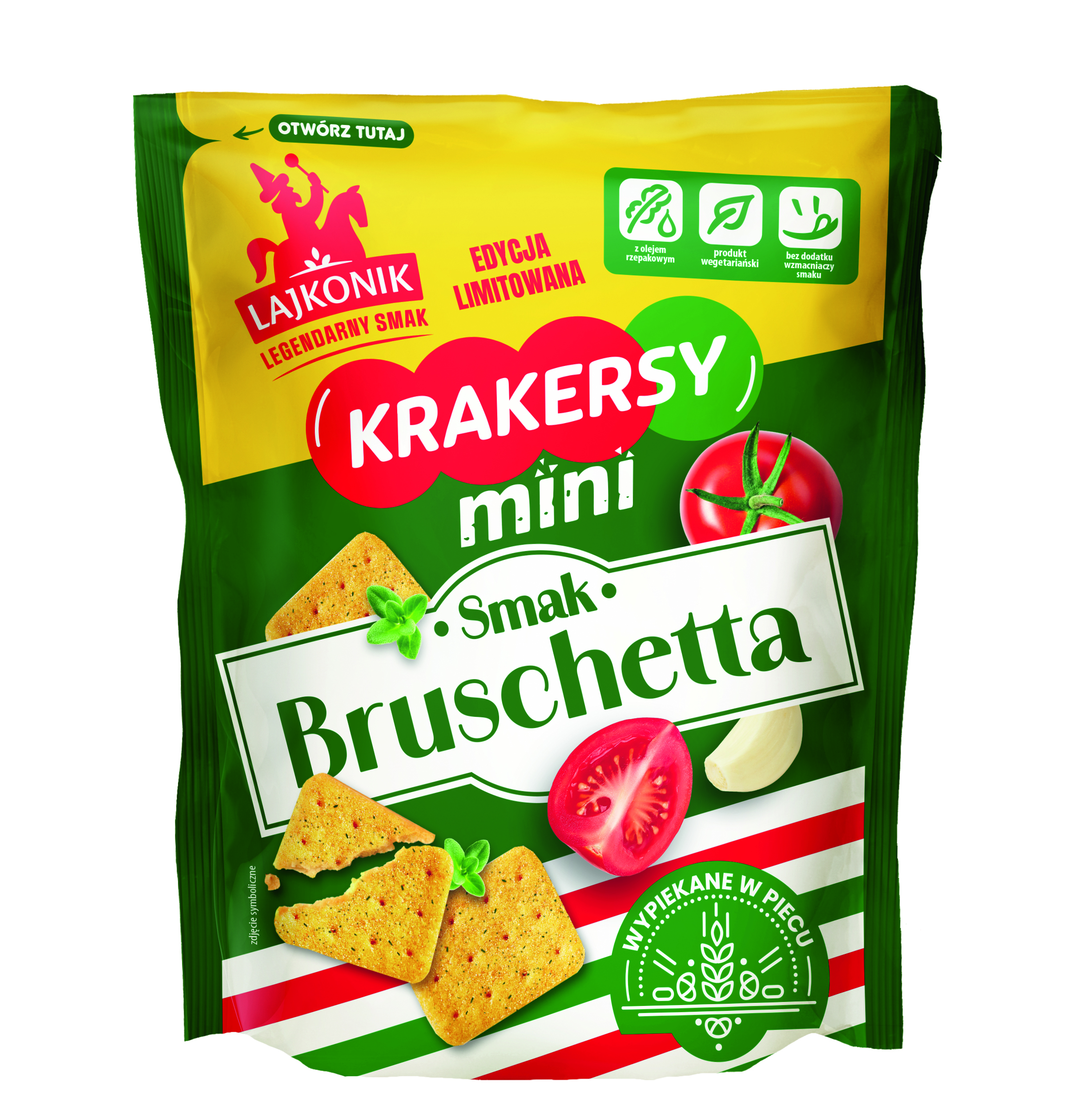 Lajkonik Mini Krakersy Bruschetta 100G