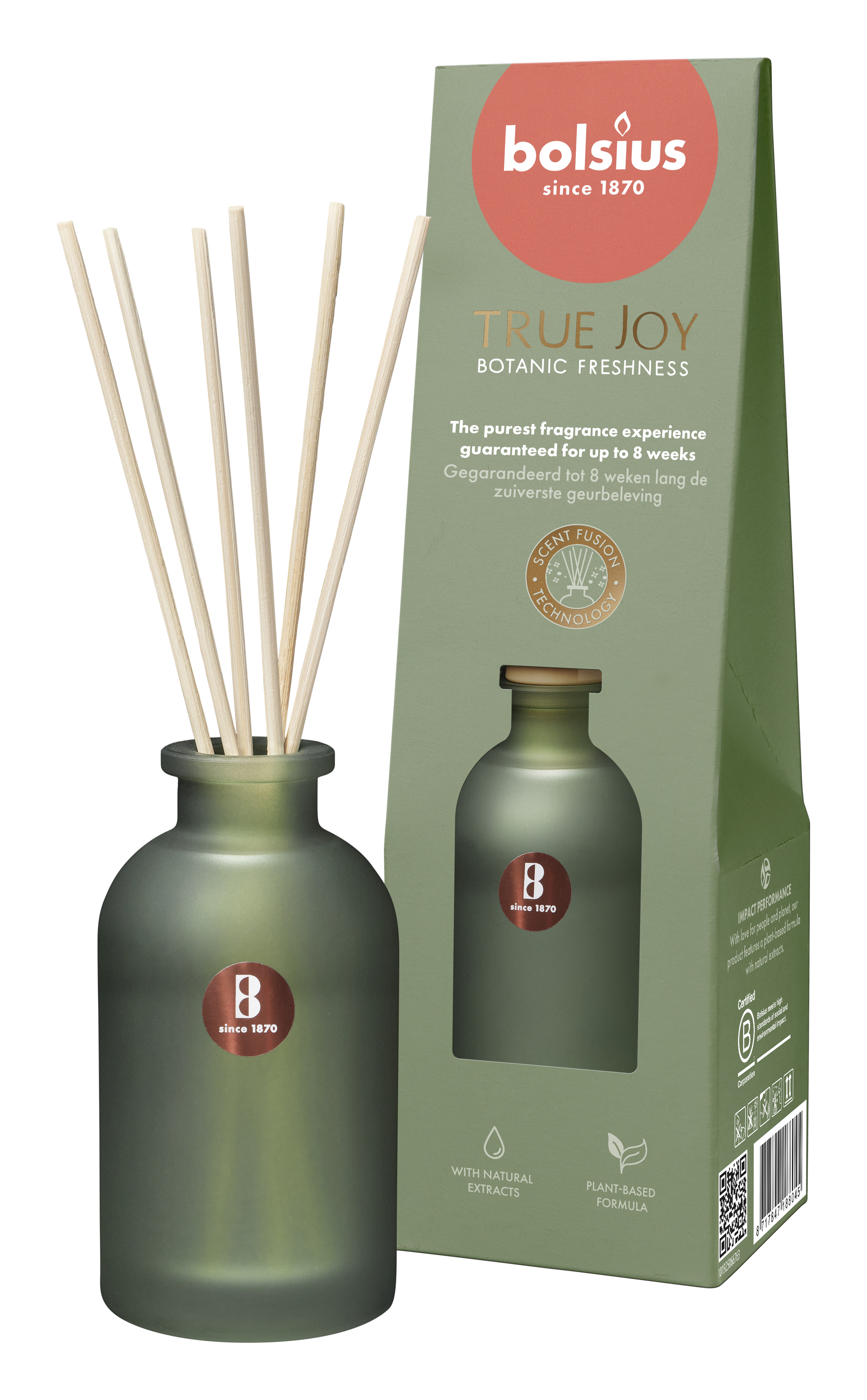 Bolsius Dyfuzor Zapachowy 80 Ml True Joy Botanic Freshnes