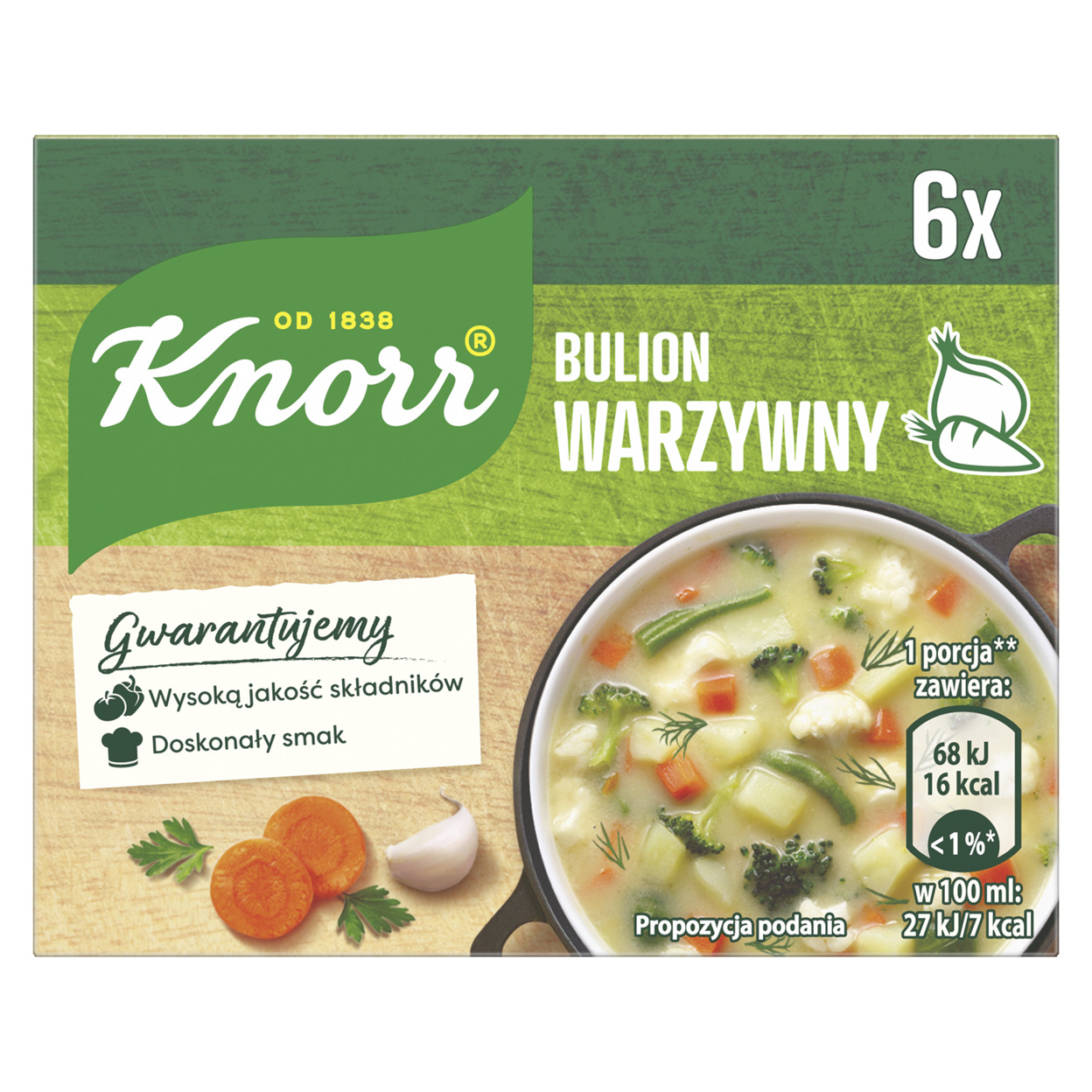 Knorr Bulion Na Włoszczyźnie 60 G (6 Kostek)
