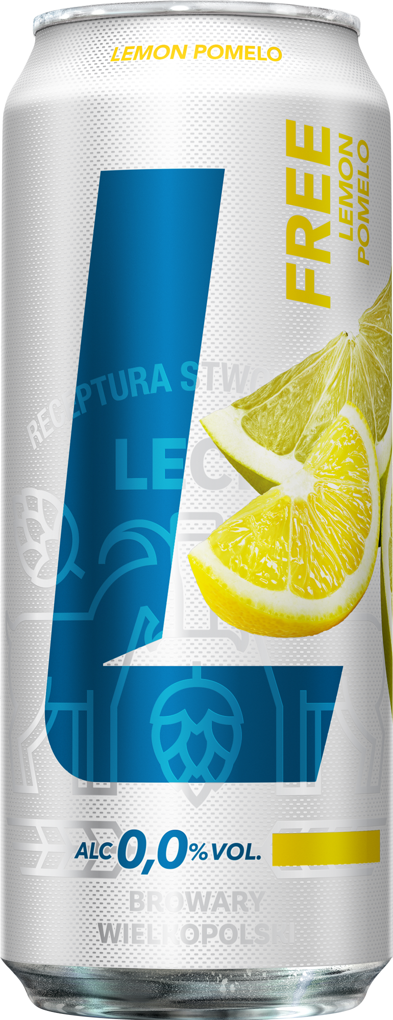 Piwo Lech Free Lemon Pomelo 0,0% Puszka 500Ml Kaucja