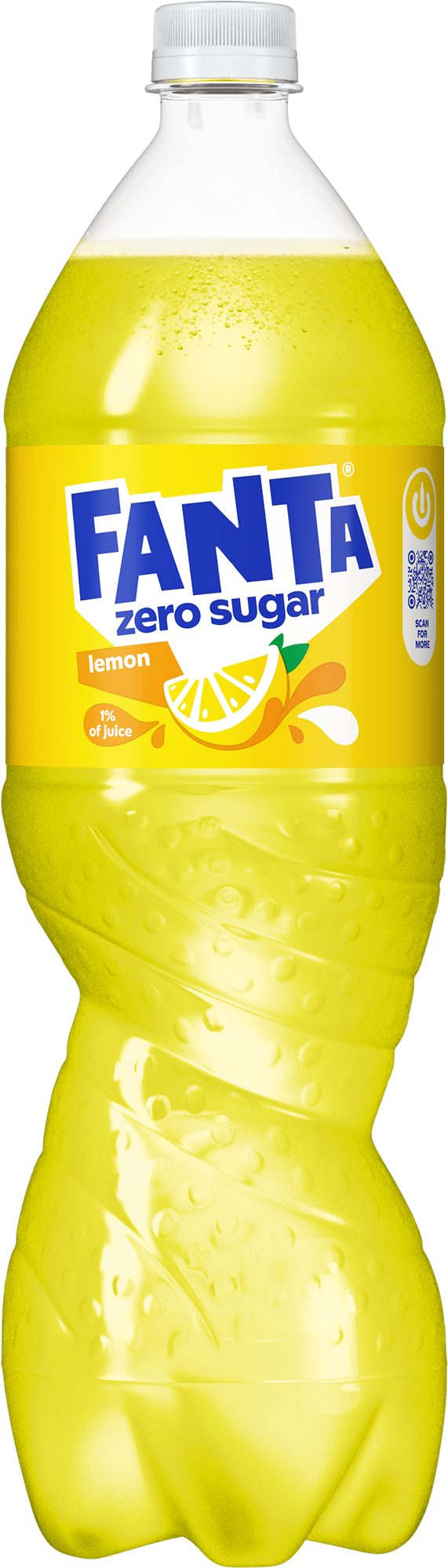 Fanta Zero Cukru Lemon 1,5 L - Kaucja