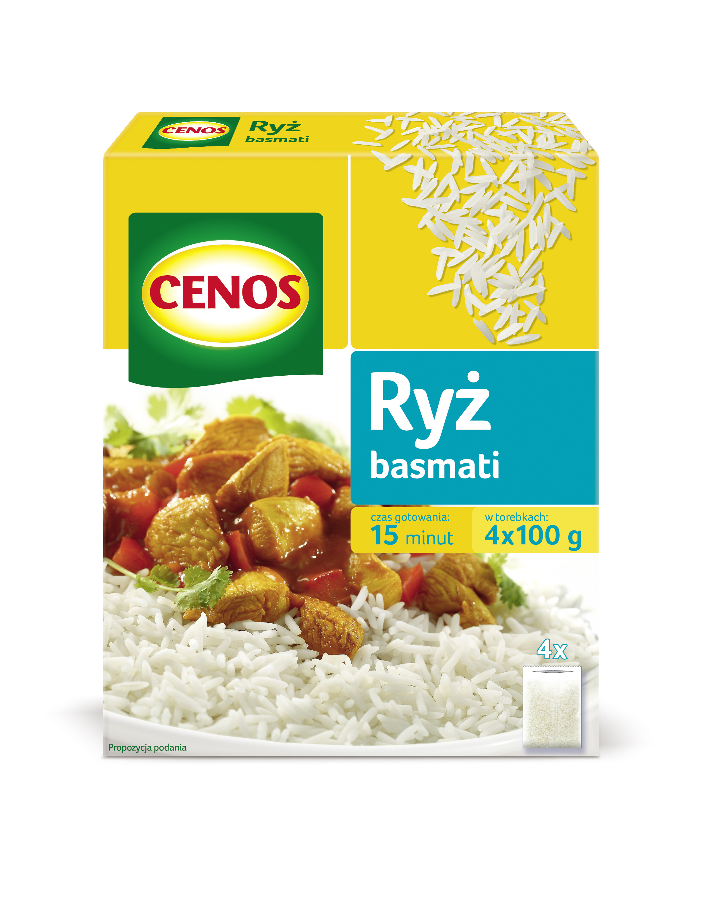 Ryż Basmati 4 X 100 G Cenos