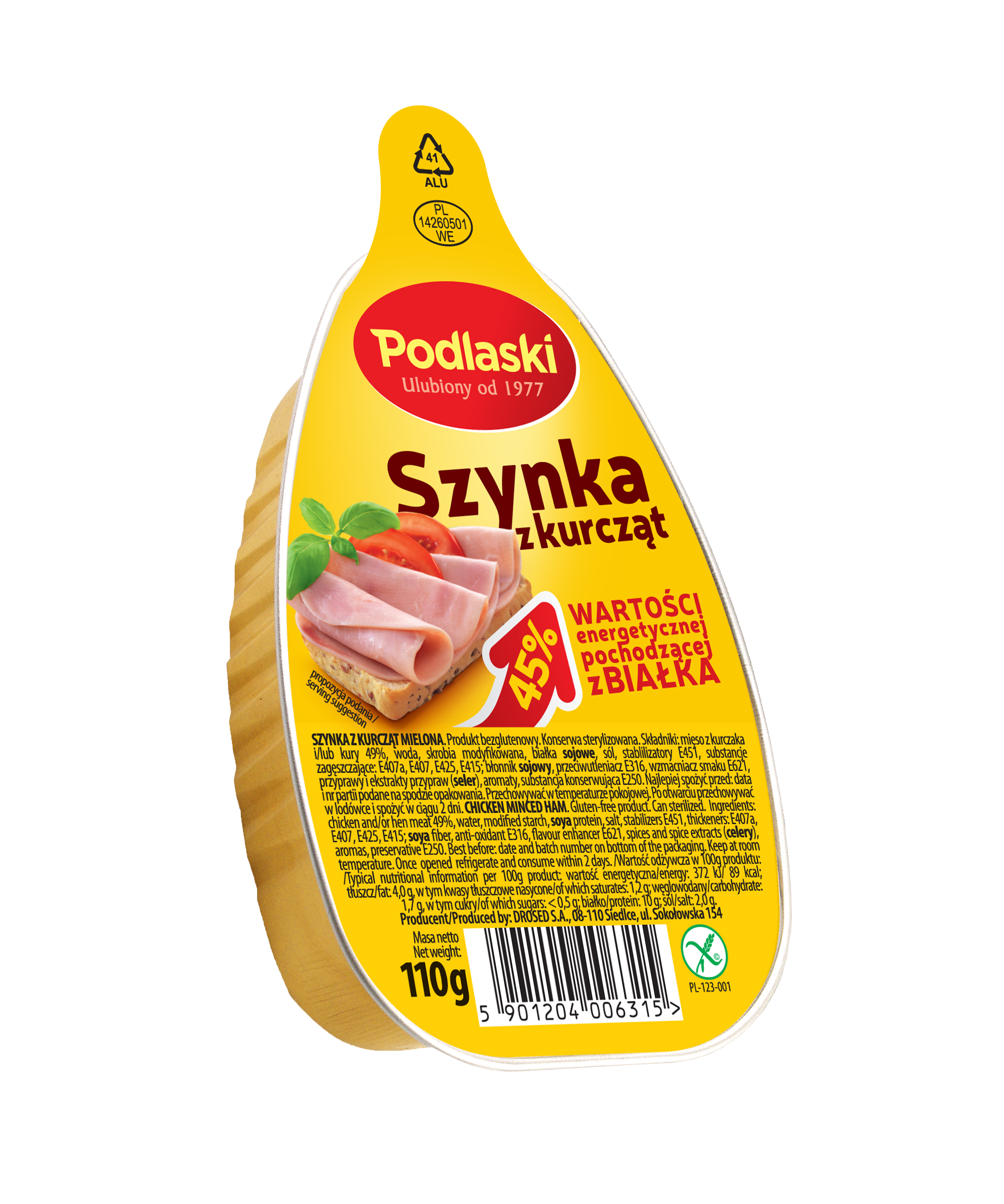 Podlaski Szynka Z Kurcząt 110G