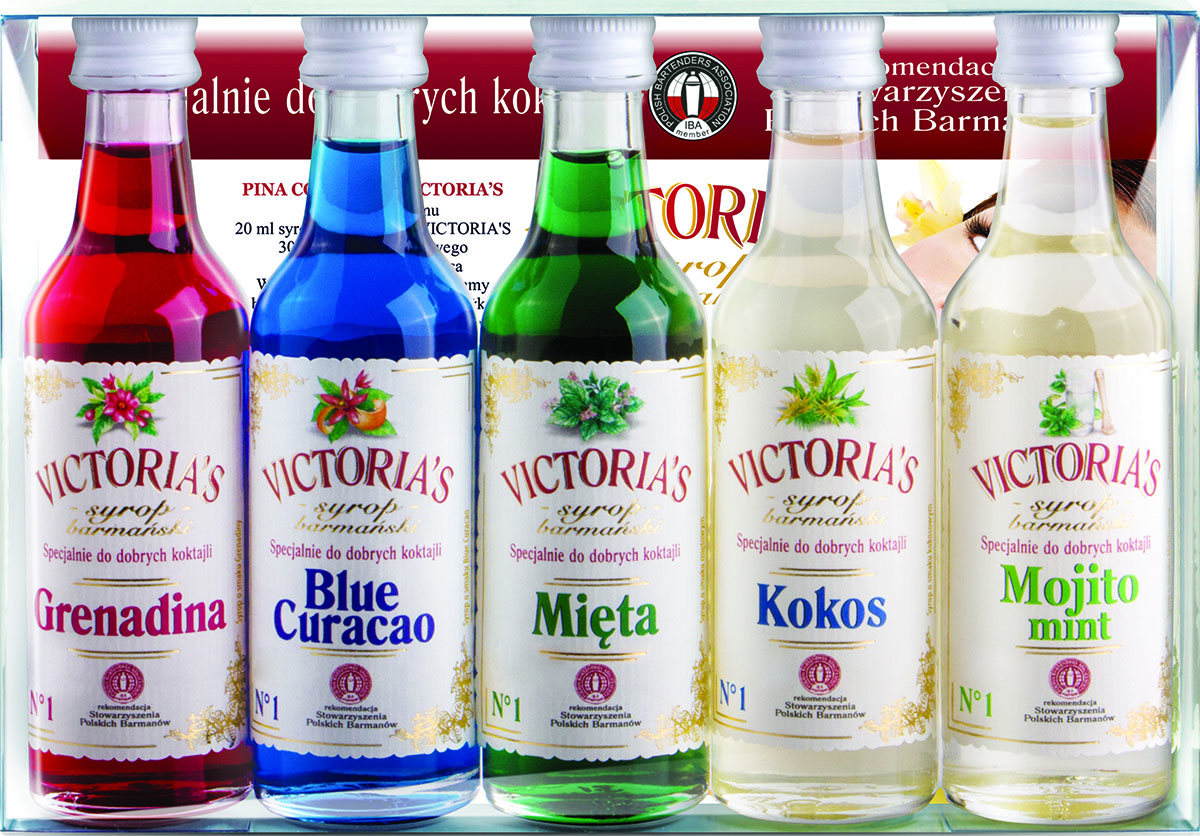 Syrop Barmański Do Drinków Victoria'S 5X50 Ml