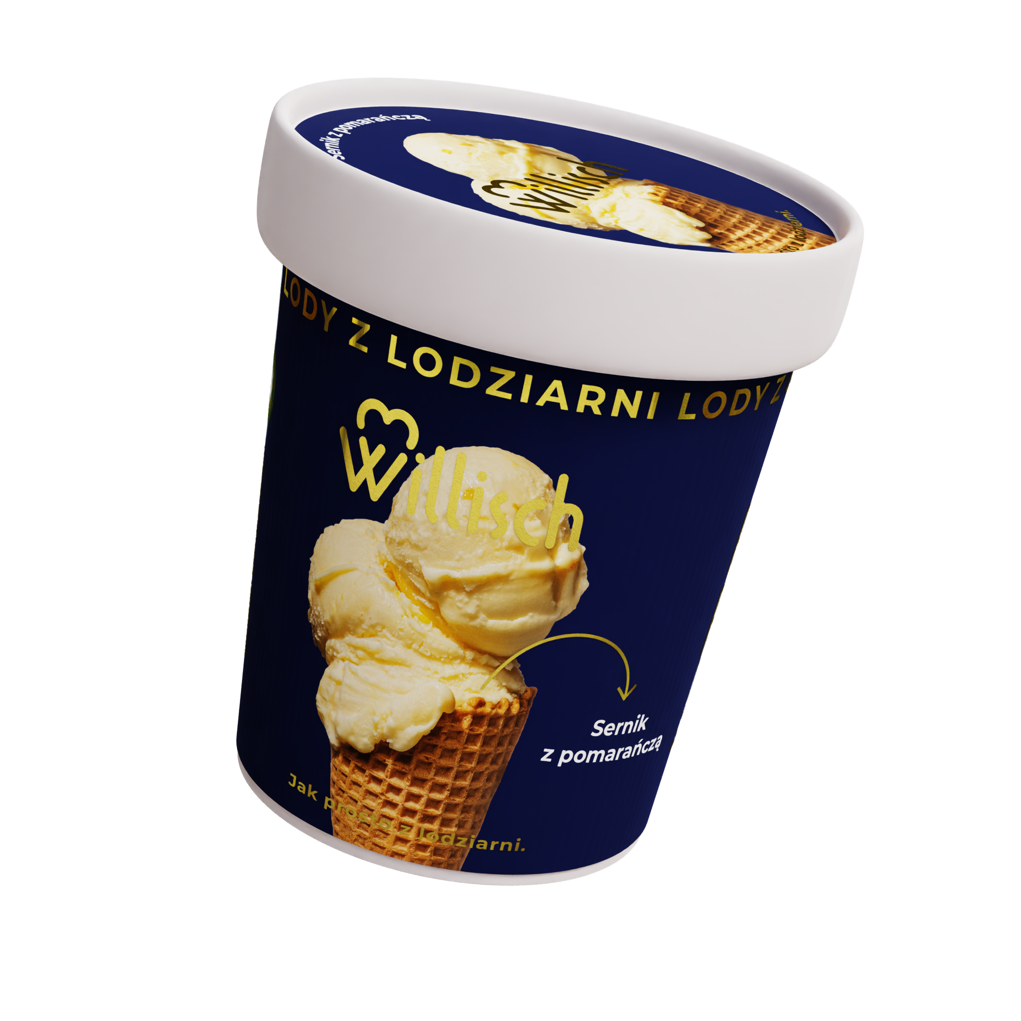 Willisch Lody Z Lodziarni Smak Sernik Z Pomarańczą 465 Ml