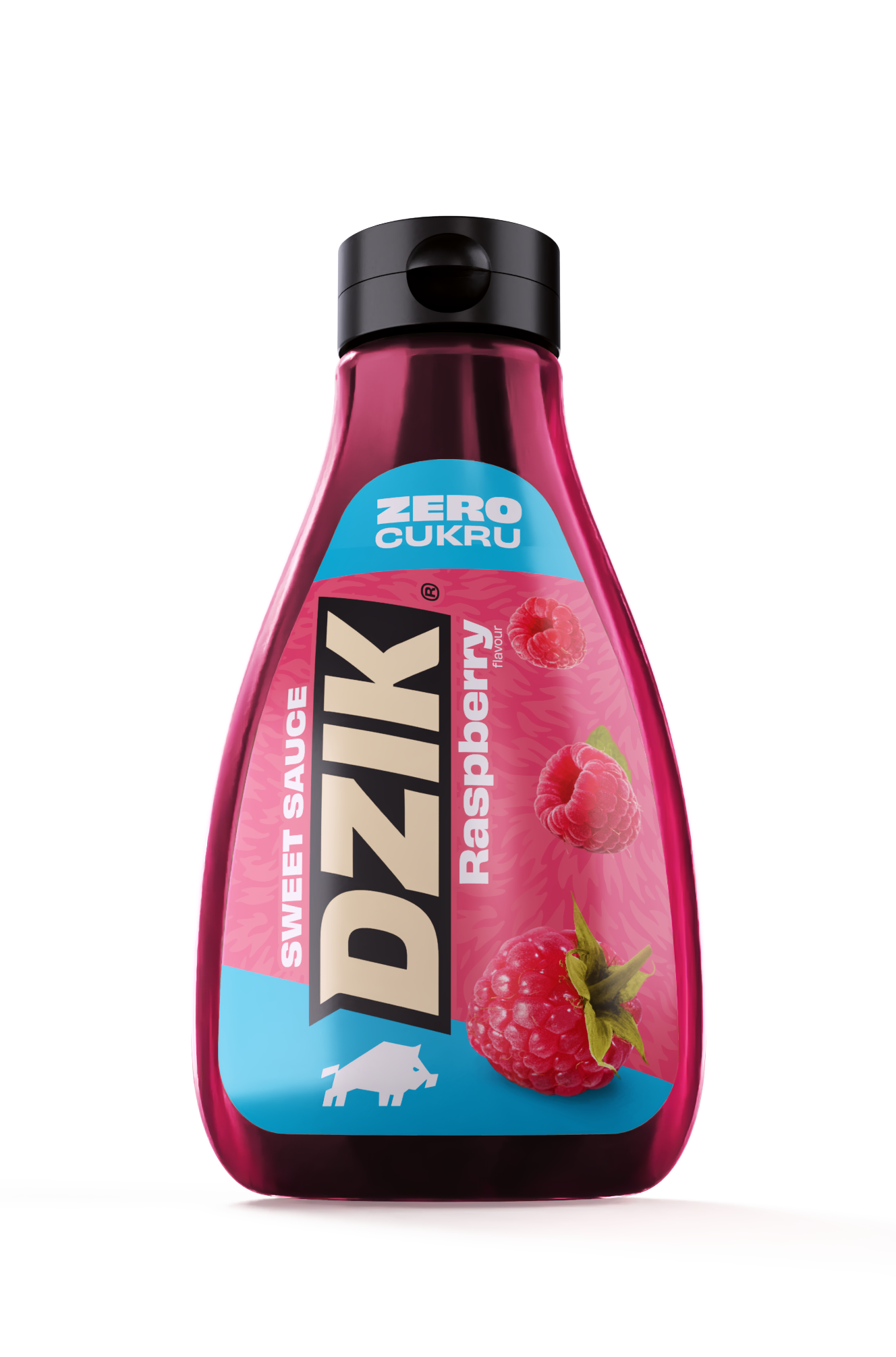 Dzik Sos Zero Raspberry 425Ml
