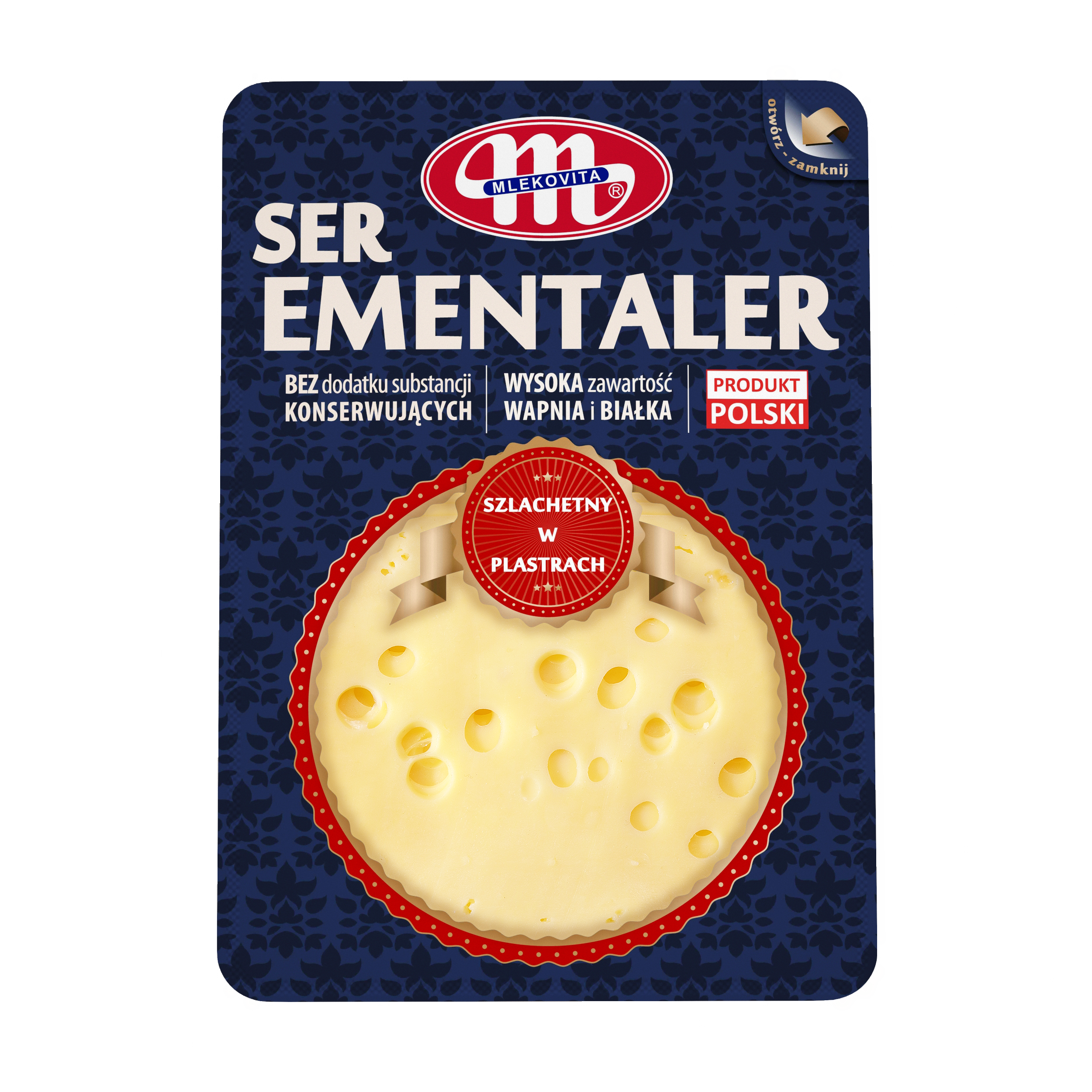 Mlekovita Ser Ementaler Dojrzewający Plastry 500G