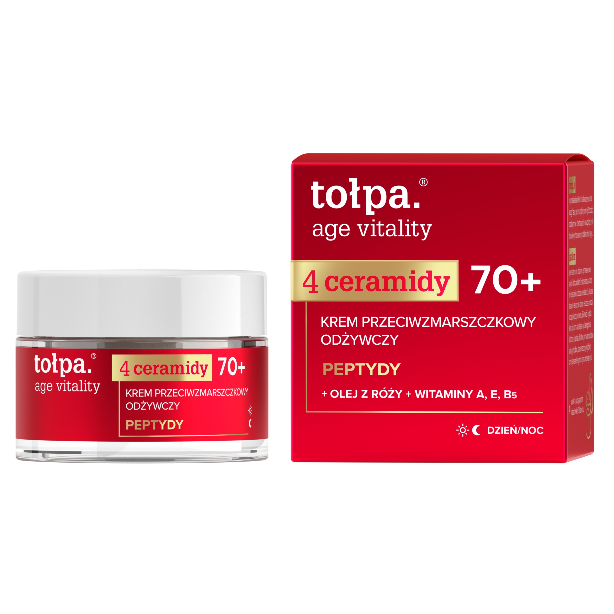 Tołpa. Age Vitality Krem Do Twarzy Przeciwzmarszczkowy, Odżywczy 70+, 50 Ml
