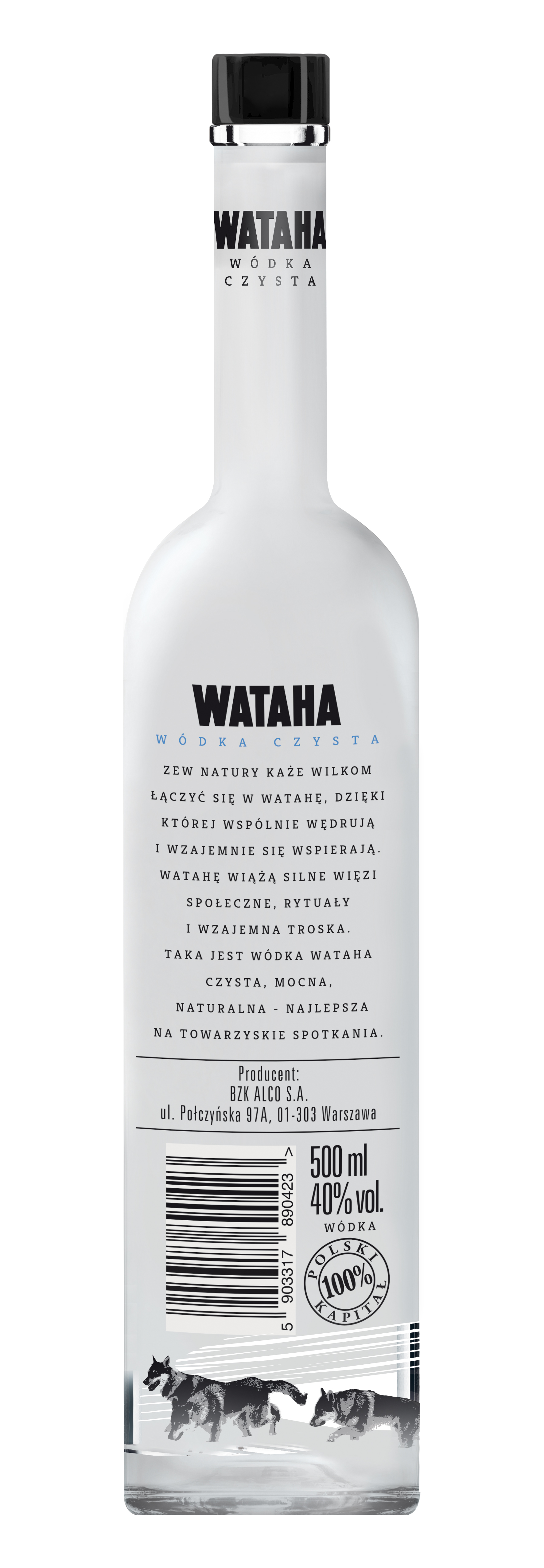Wódka Wataha 40% 500Ml