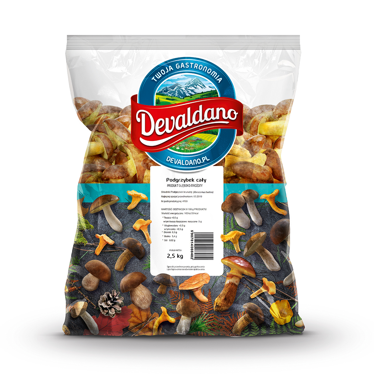 Podgrzybek Cały 2,5 Kg Devaldano