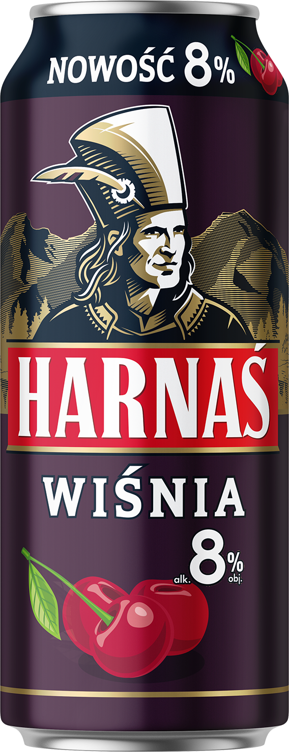 Harnaś Wiśnia 8% 500 Ml Puszka