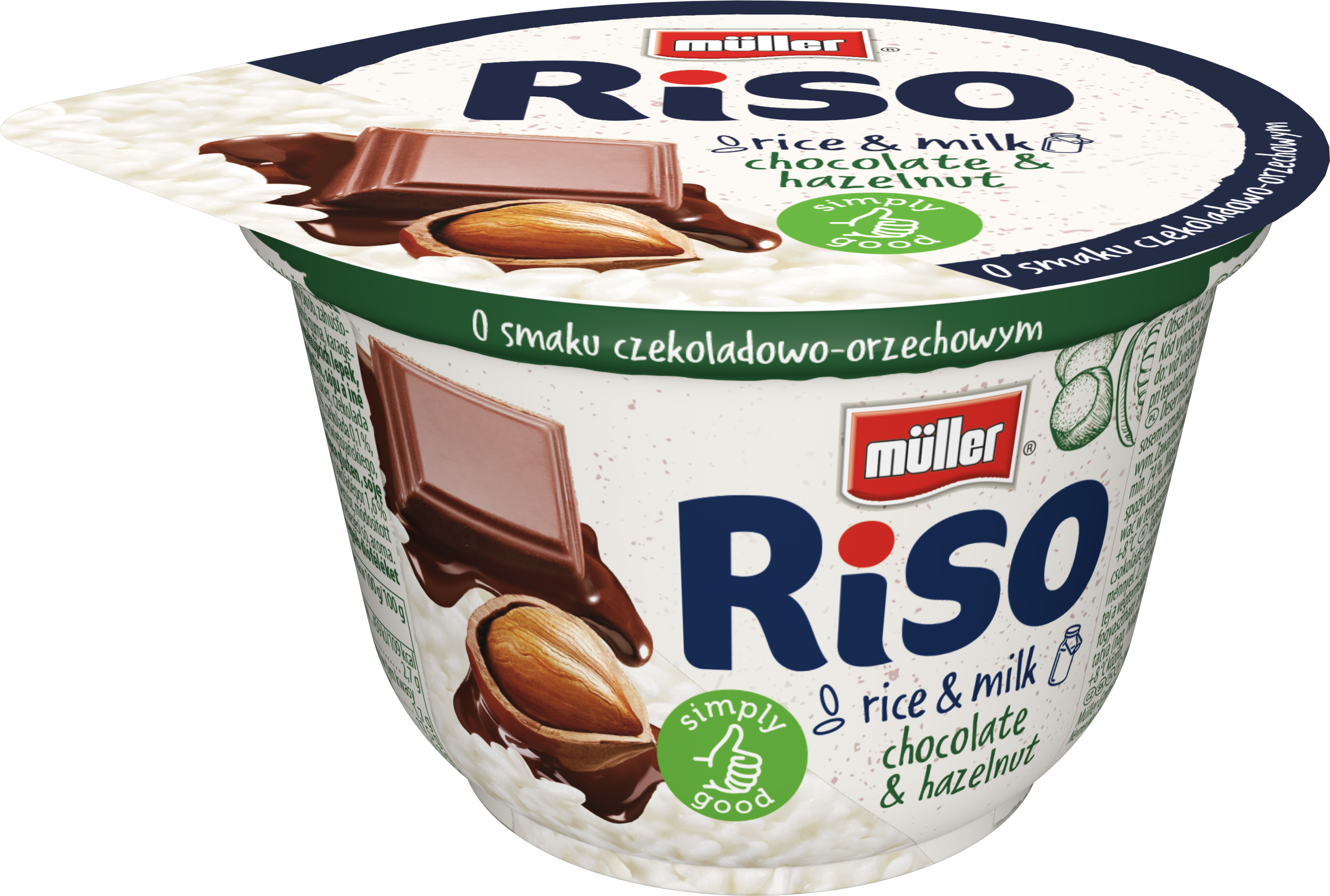 Müller Deser Ryżowy Riso O Smaku Czekoladowo-Orzechowym 200G