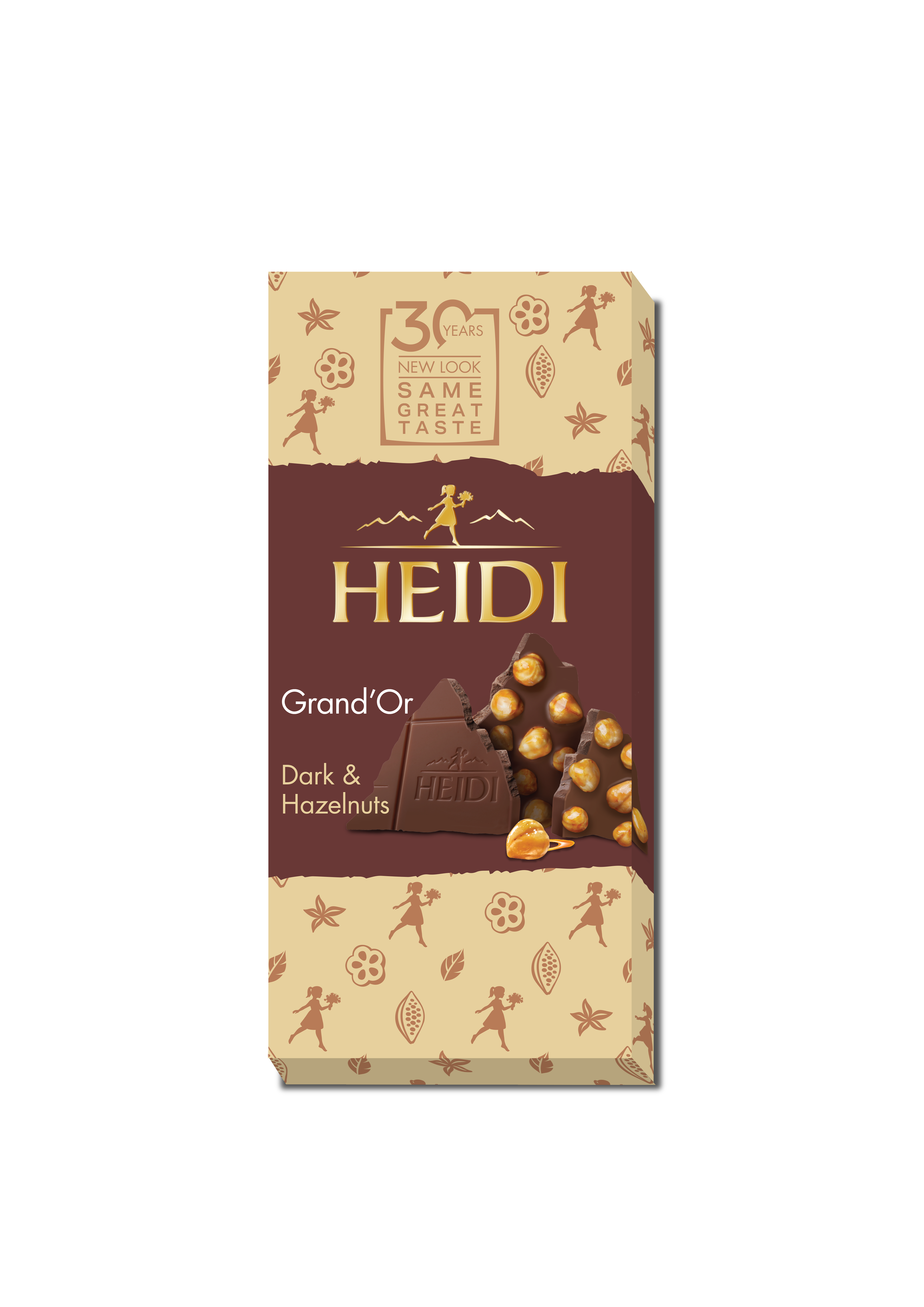 Heidi Grand'Or Dark&Hazelnuts 80G