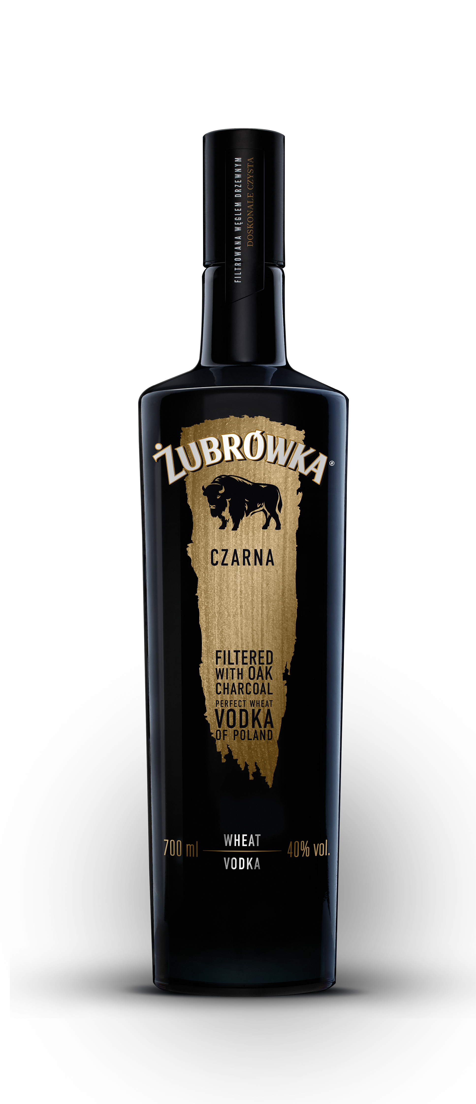 Wódka Żubrówka Czarna 40% 700Ml