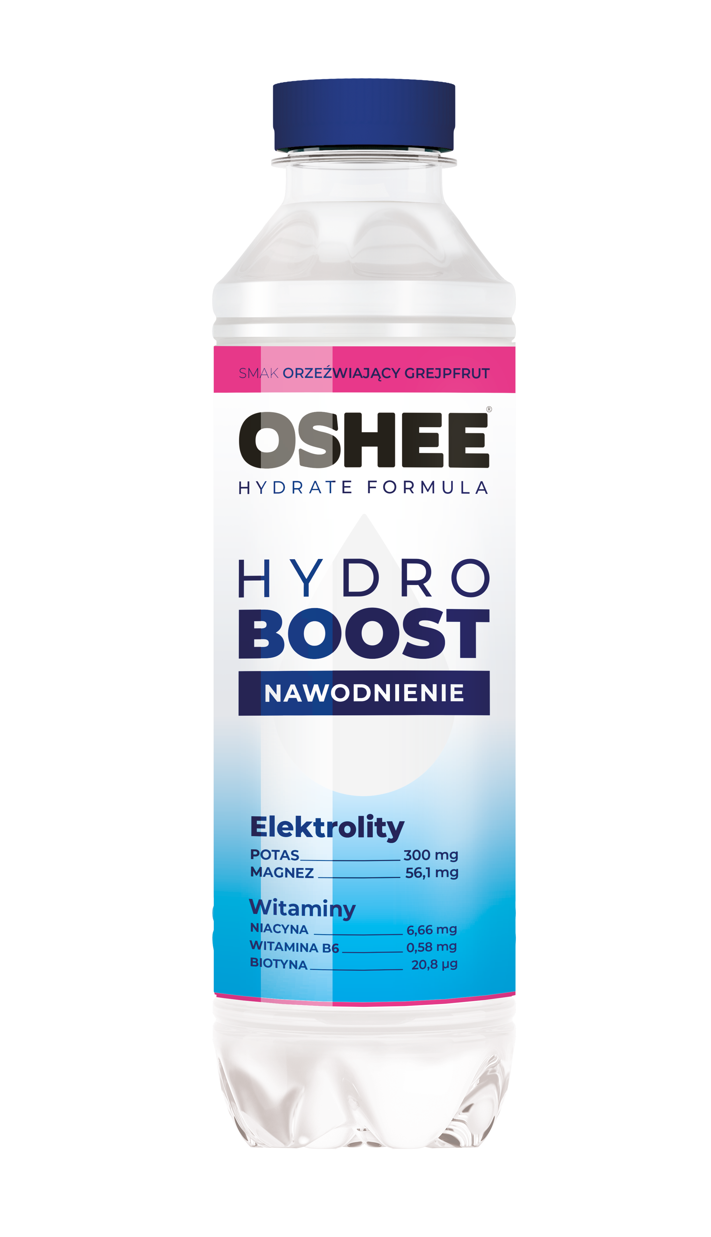Oshee Hydroboost Orzeźwiający Grejpfrut 555Ml Kaucja