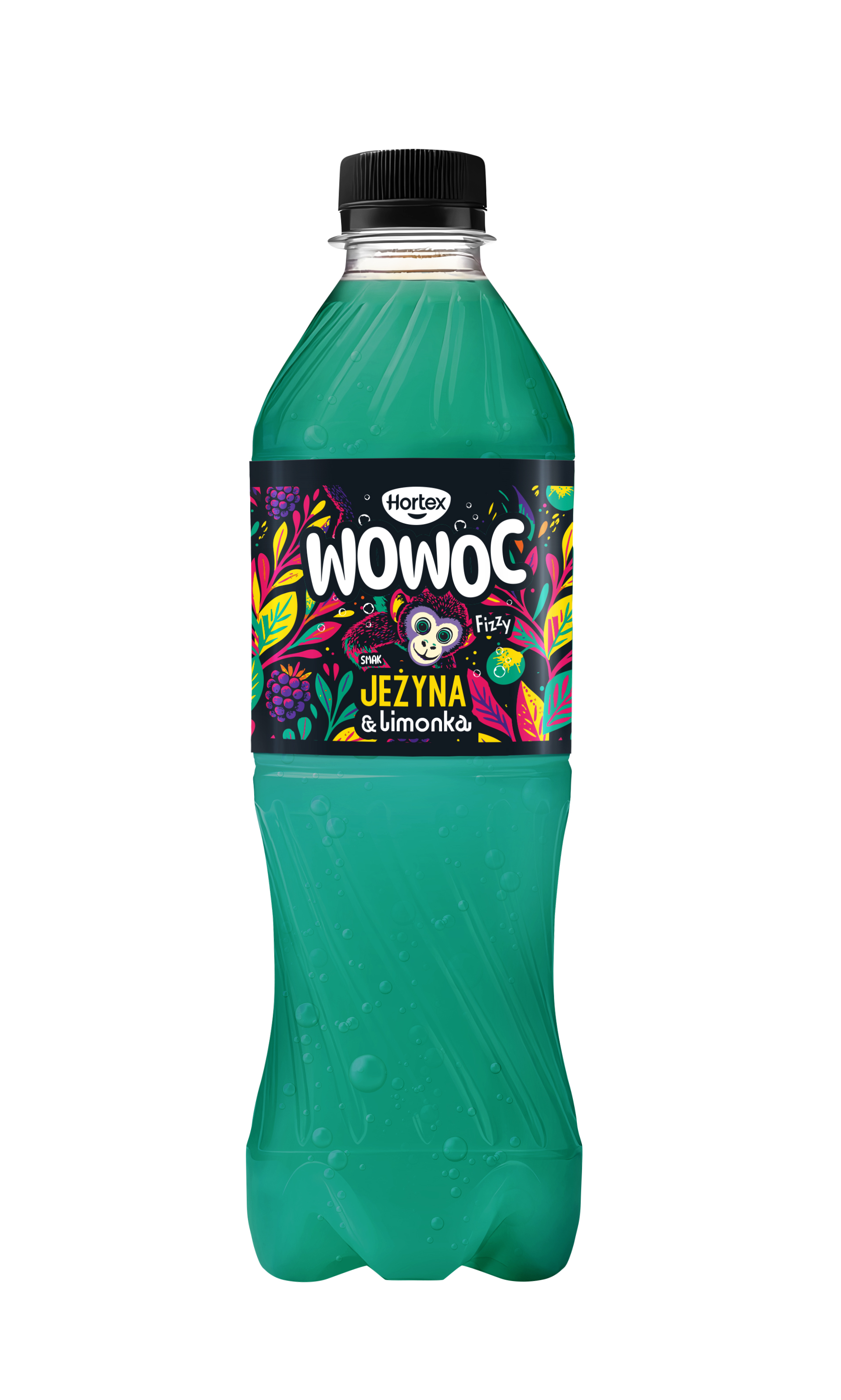 Hortex Wowoc Napój Gazowany Jeżyna& Limonka Butelka 500Ml Kaucja