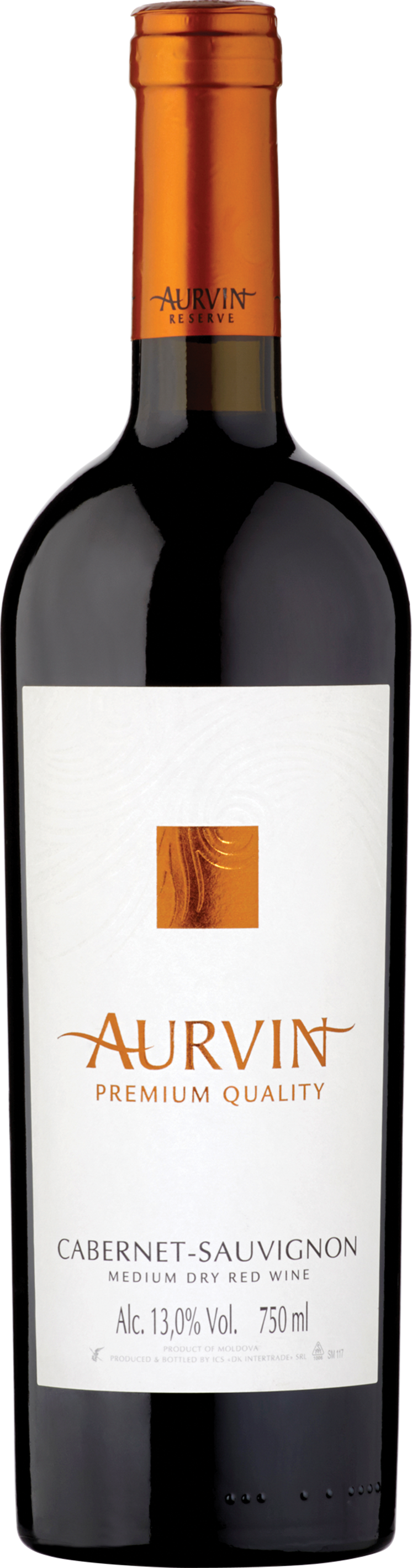 Aurvin Cabernet Sauvignon Czerwone Półwytrawne 750 Ml