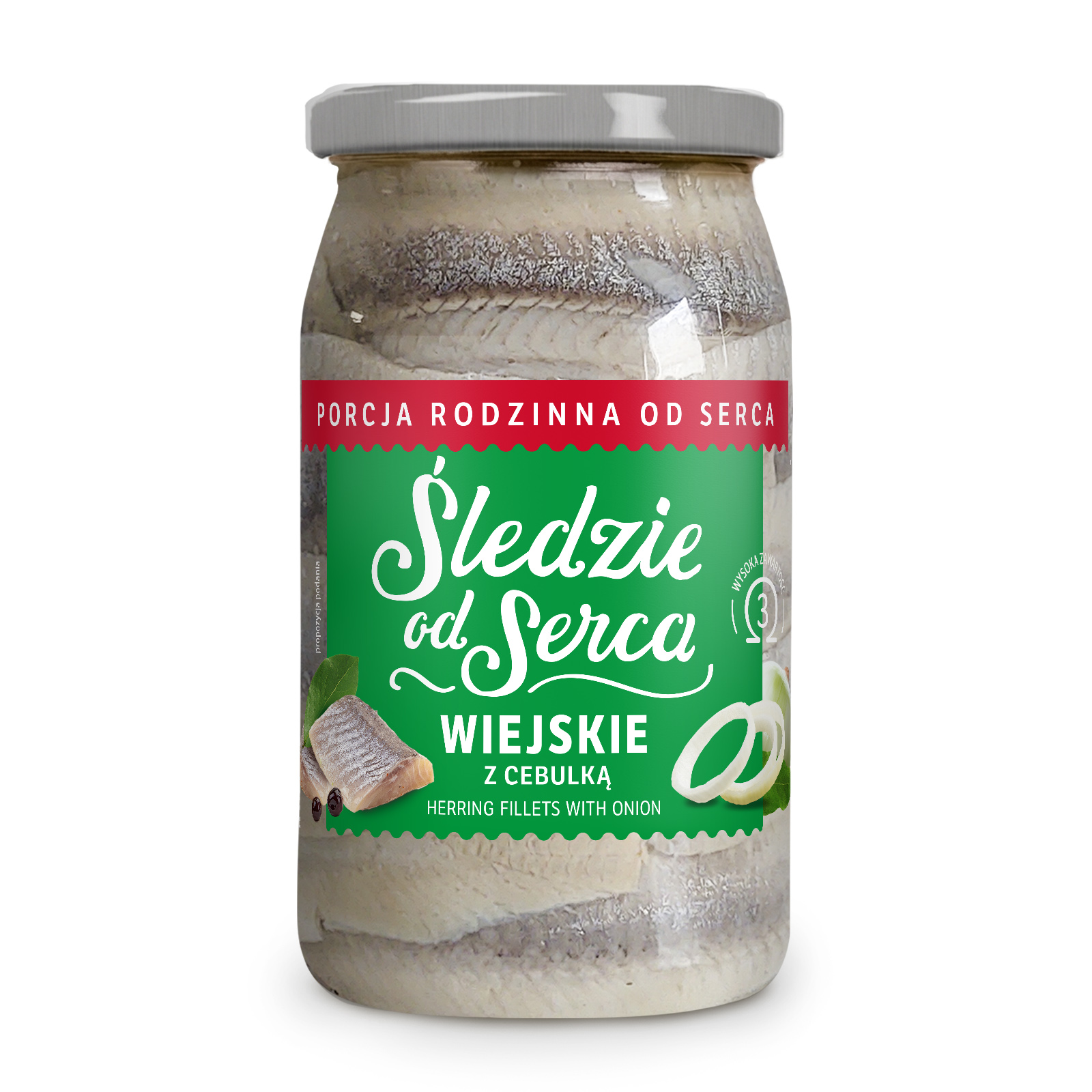 Filety Śledziowe Wiejskie Z Cebulką 900 G Śledzie Od Serca