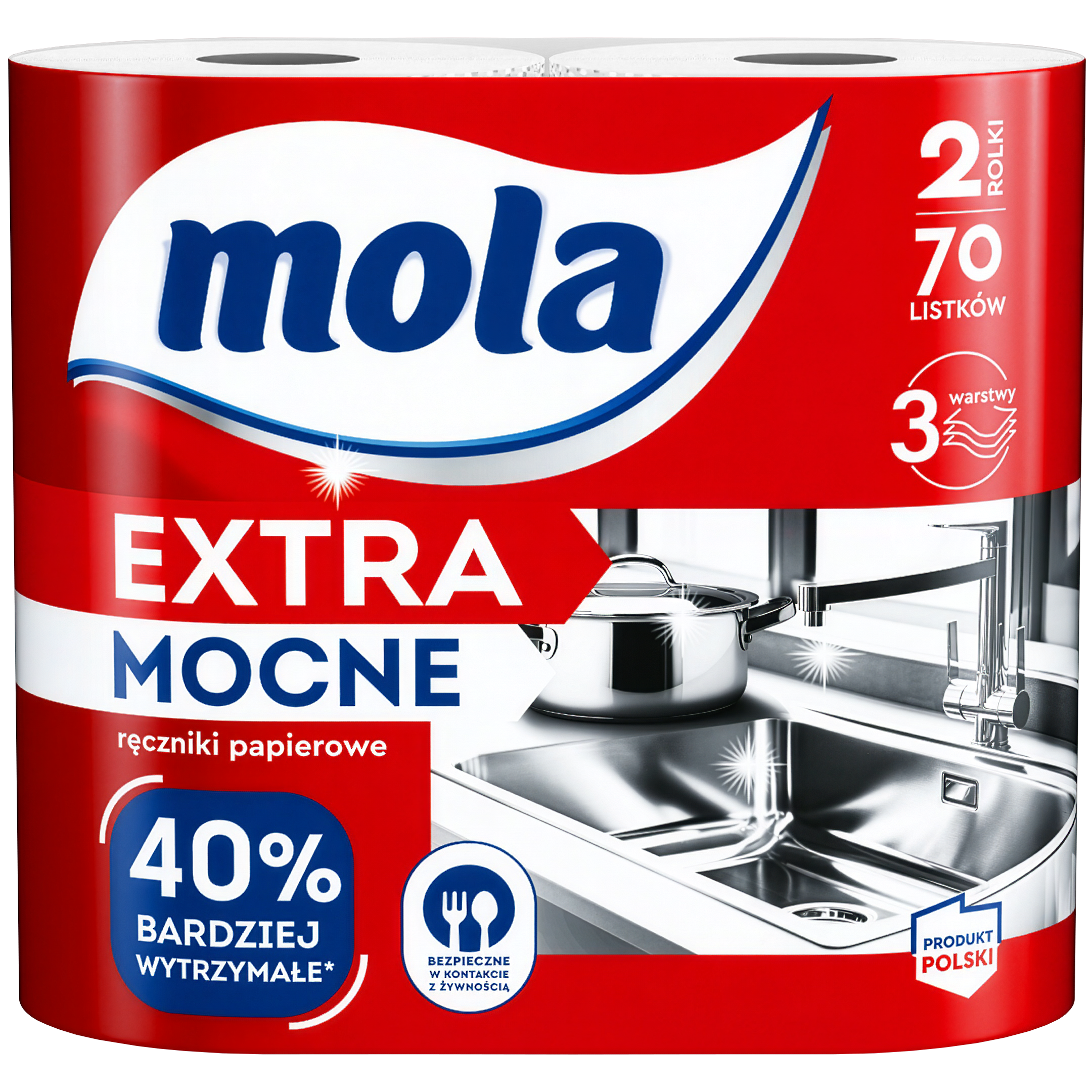 Mola Extra Mocne Ręczniki Papierowe 2 Szt.
