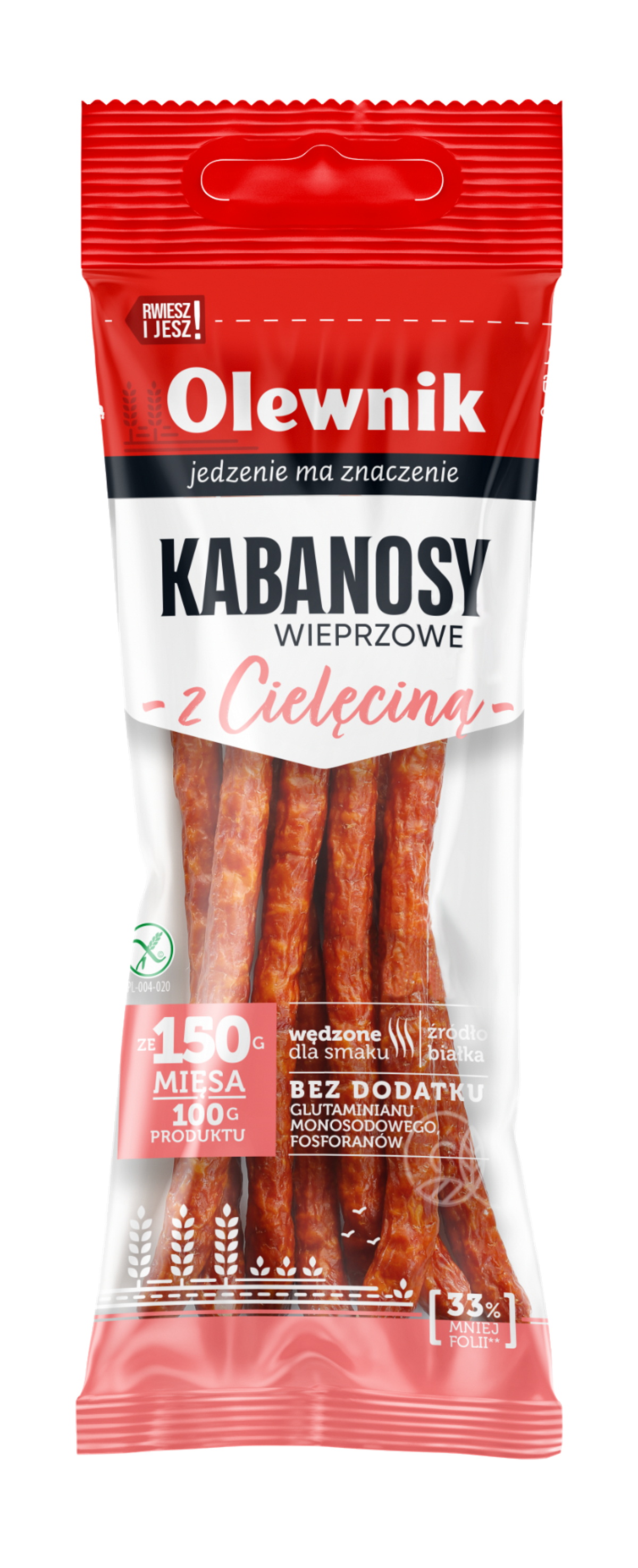 Kabanosy Wieprzowe Z Cielęciną 105 G Olewnik