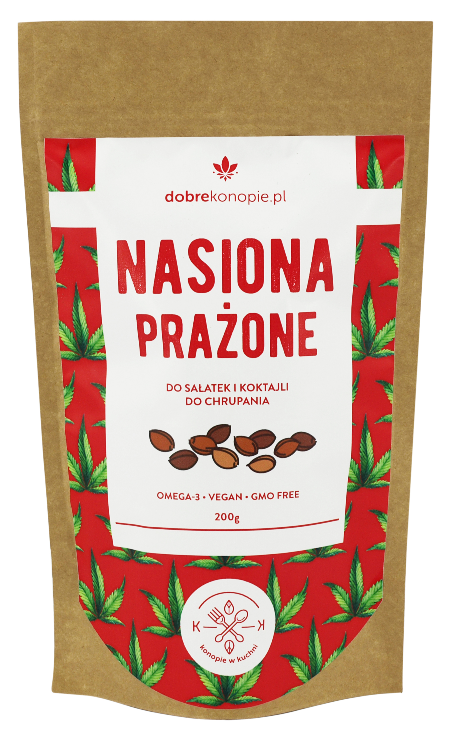 Nasiona Konopne Prażone 200 G Dobre Konopie.Pl