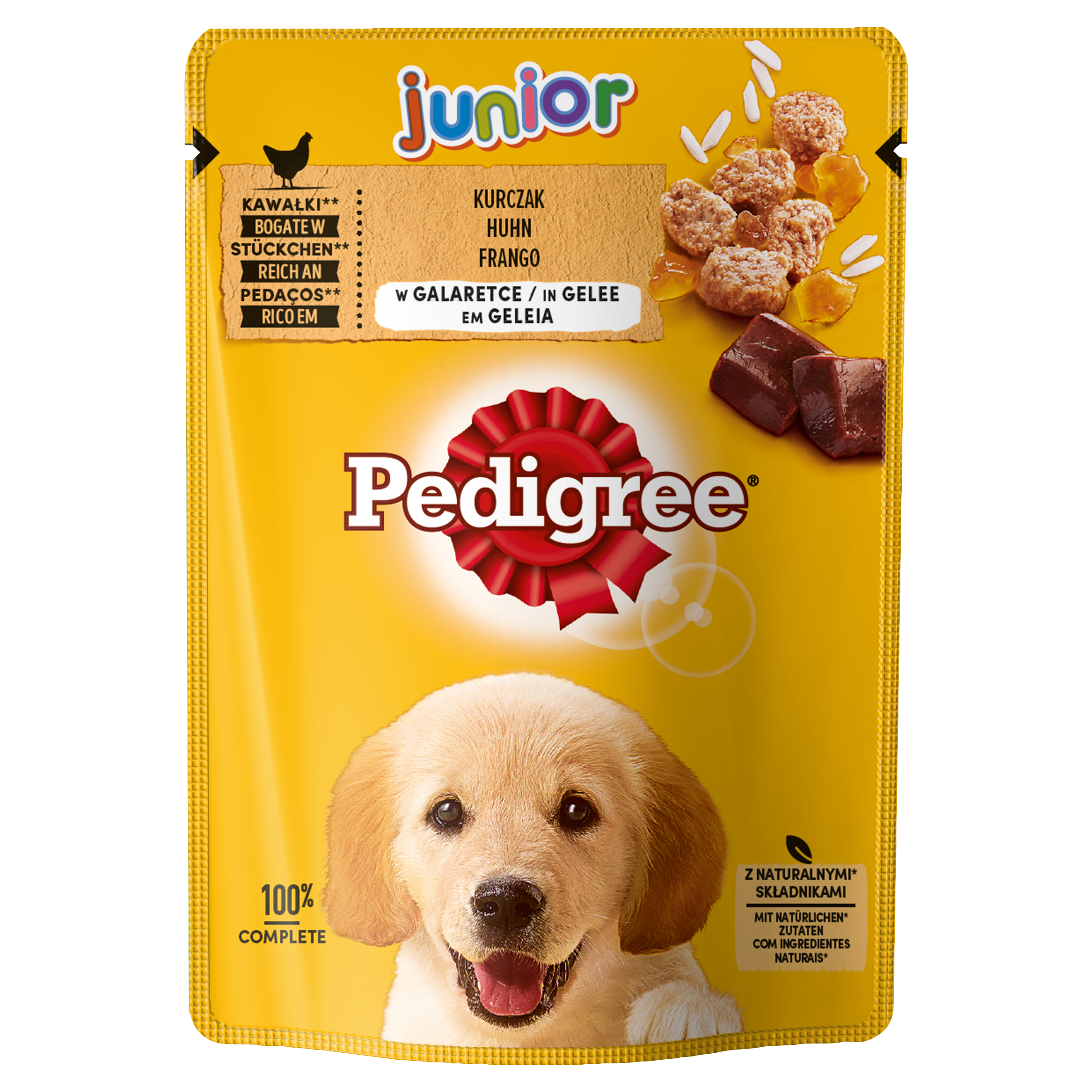 Pedigree Junior Kurczak, Ryż W Galaretce 100G