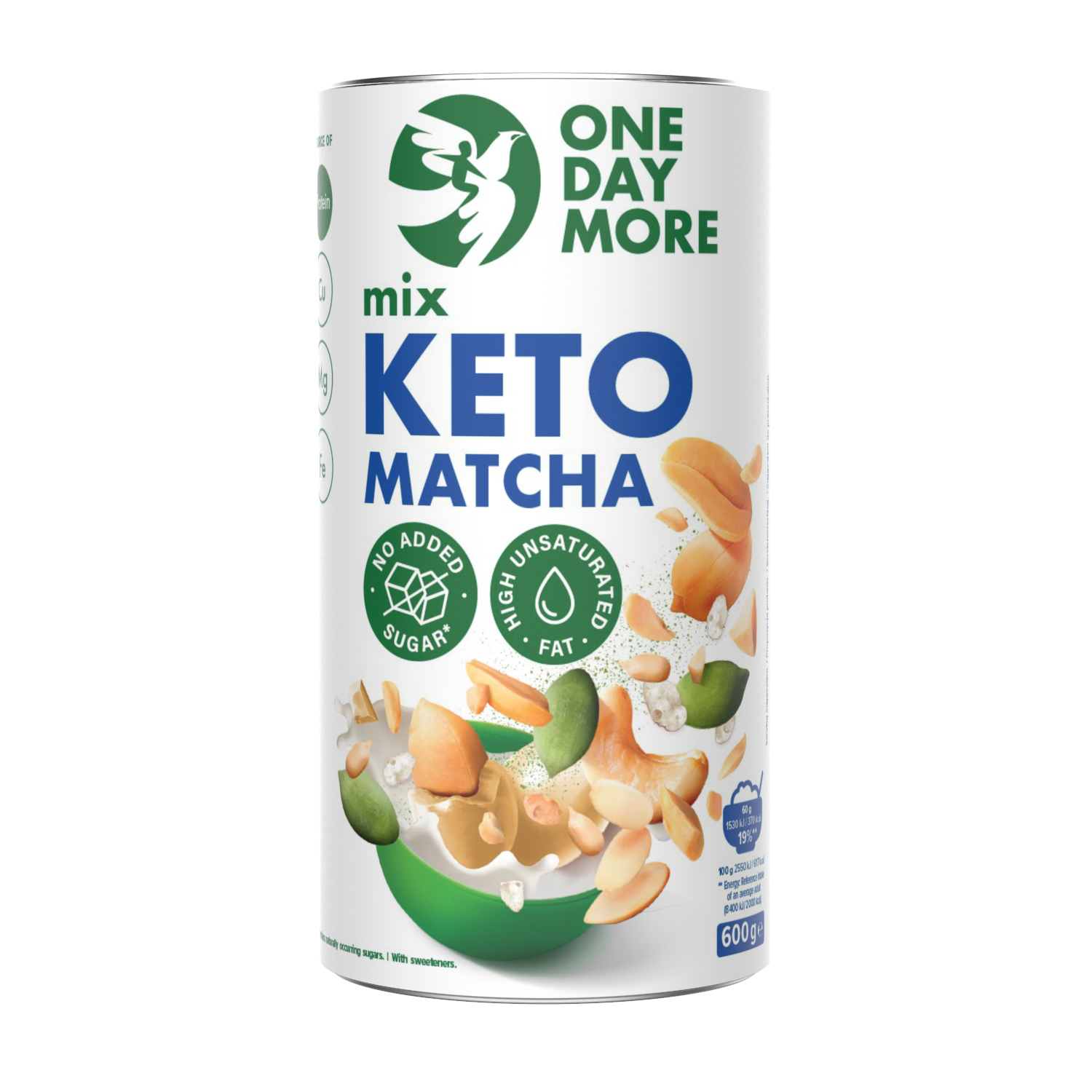 Onedaymore Mix Keto Matcha 600 G