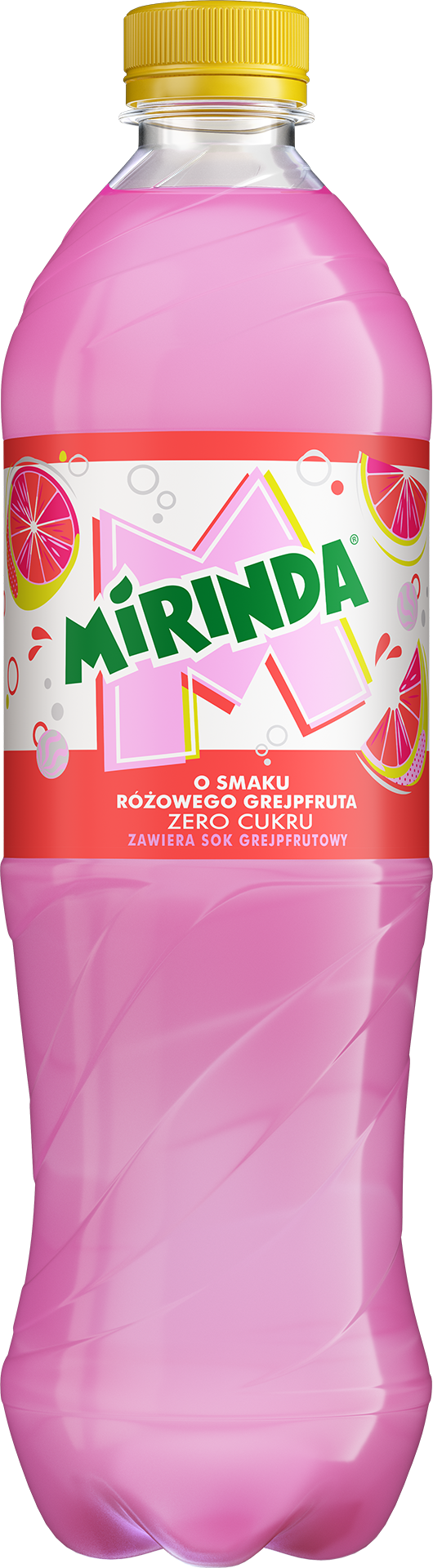 Mirinda Pink Grapefruit Zero Cukru 0,85 L Kaucja