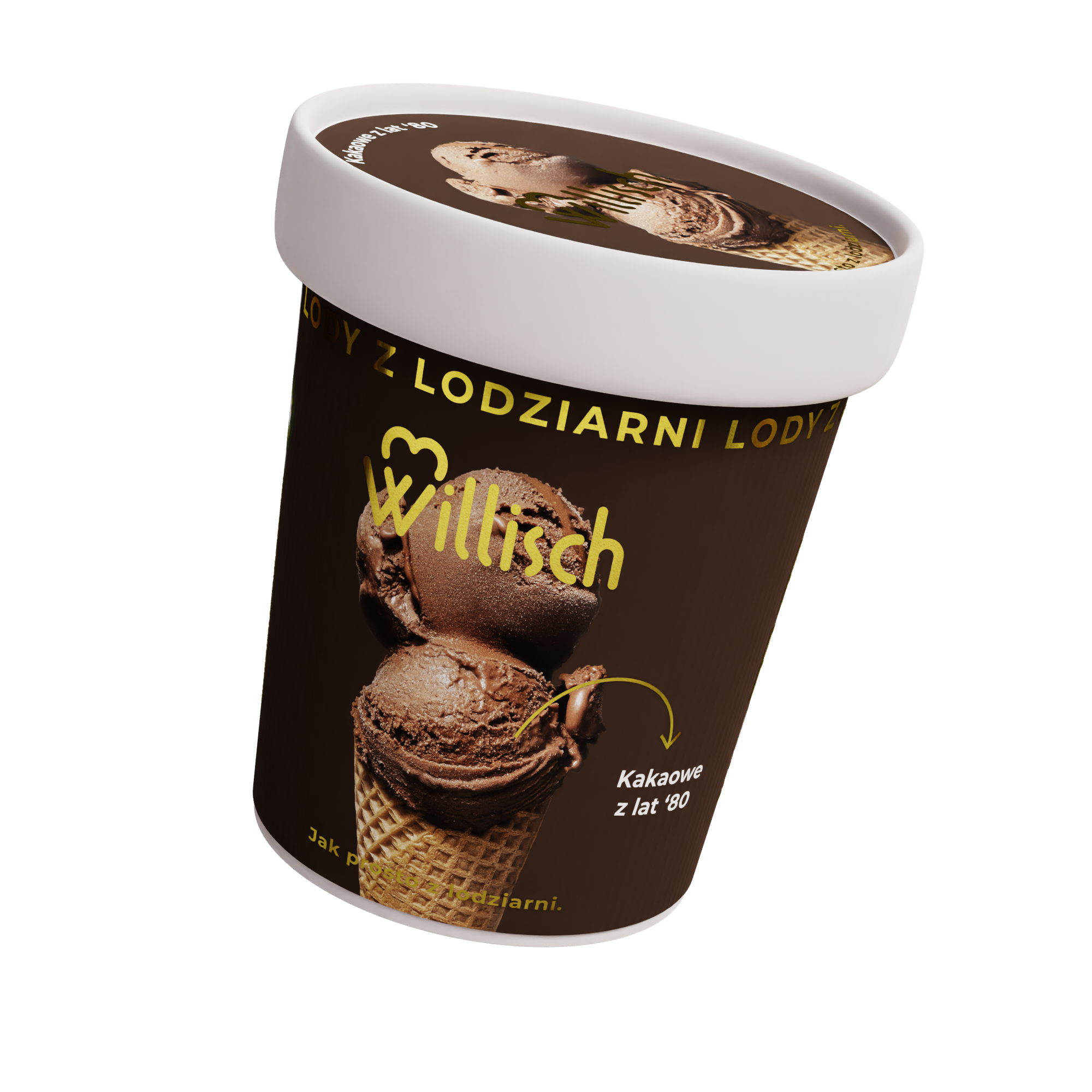 Willisch Lody Z Lodziarni Kakaowe Z Lat 80' 465 Ml