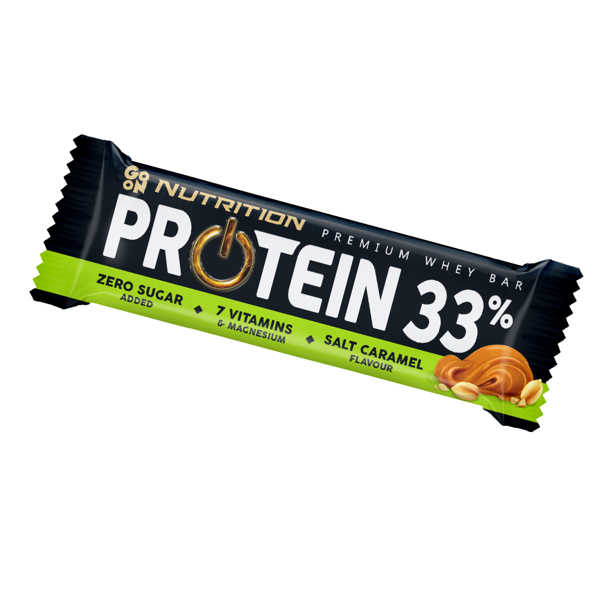 Go On Nutrition Protein Bar 33% Salted Caramel- Peanut Butter 50G Sante