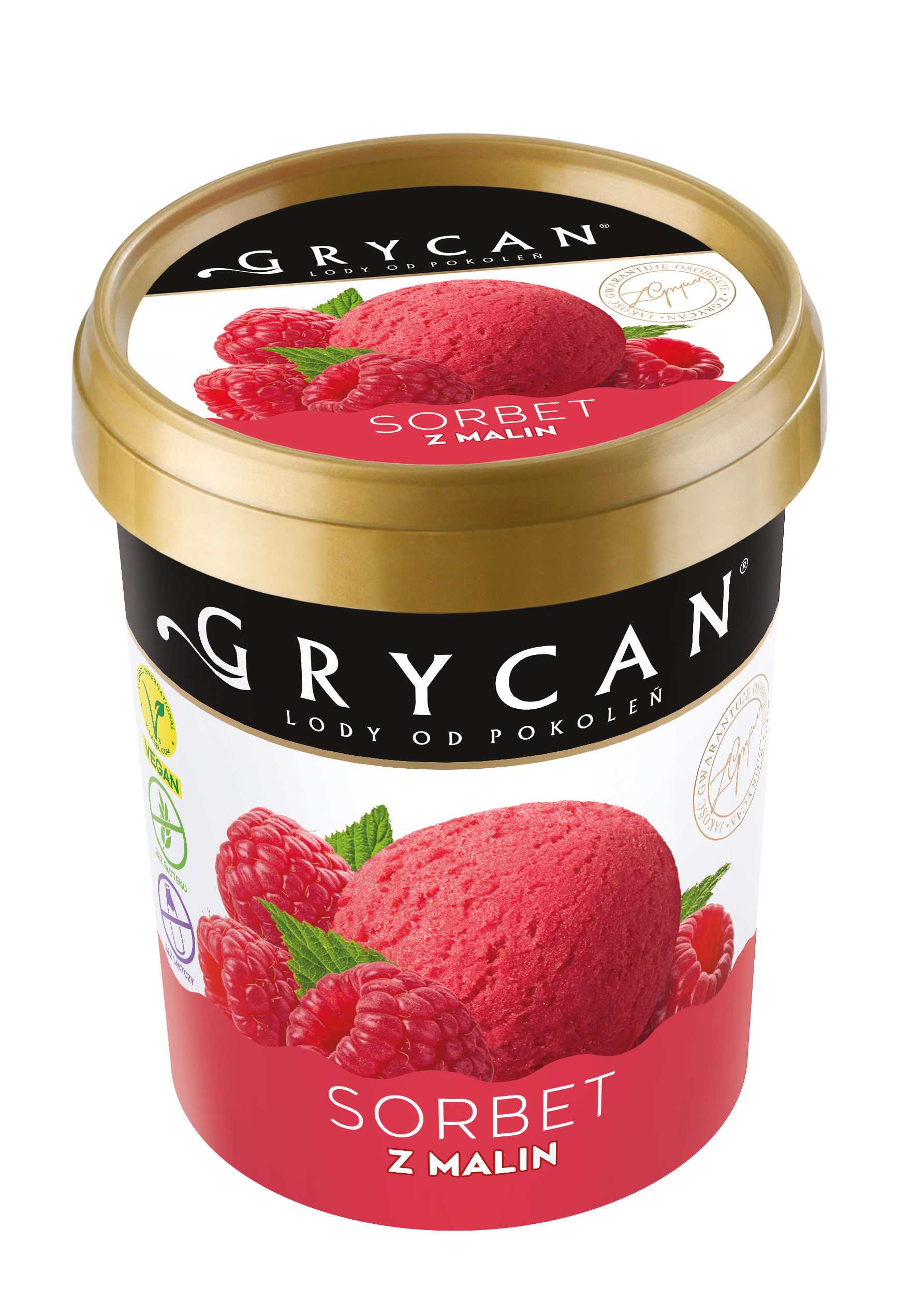 Lody Familijne Sorbet Z Malin 500Ml Grycan