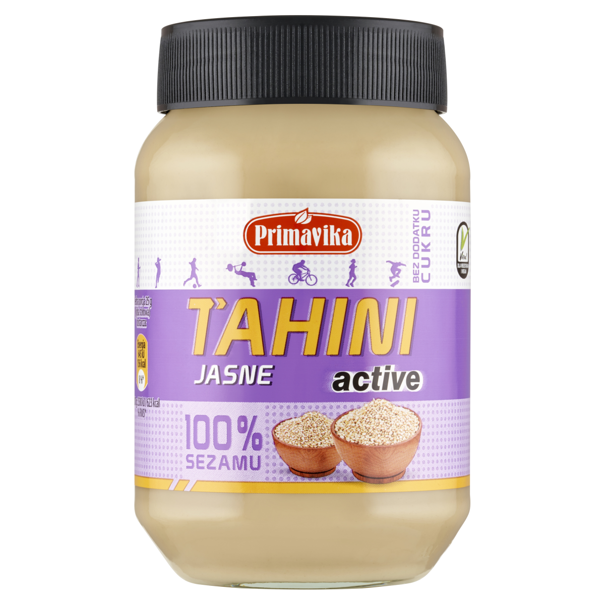 Primavika Active Tahini Jasne - 100% Sezamu 460 G