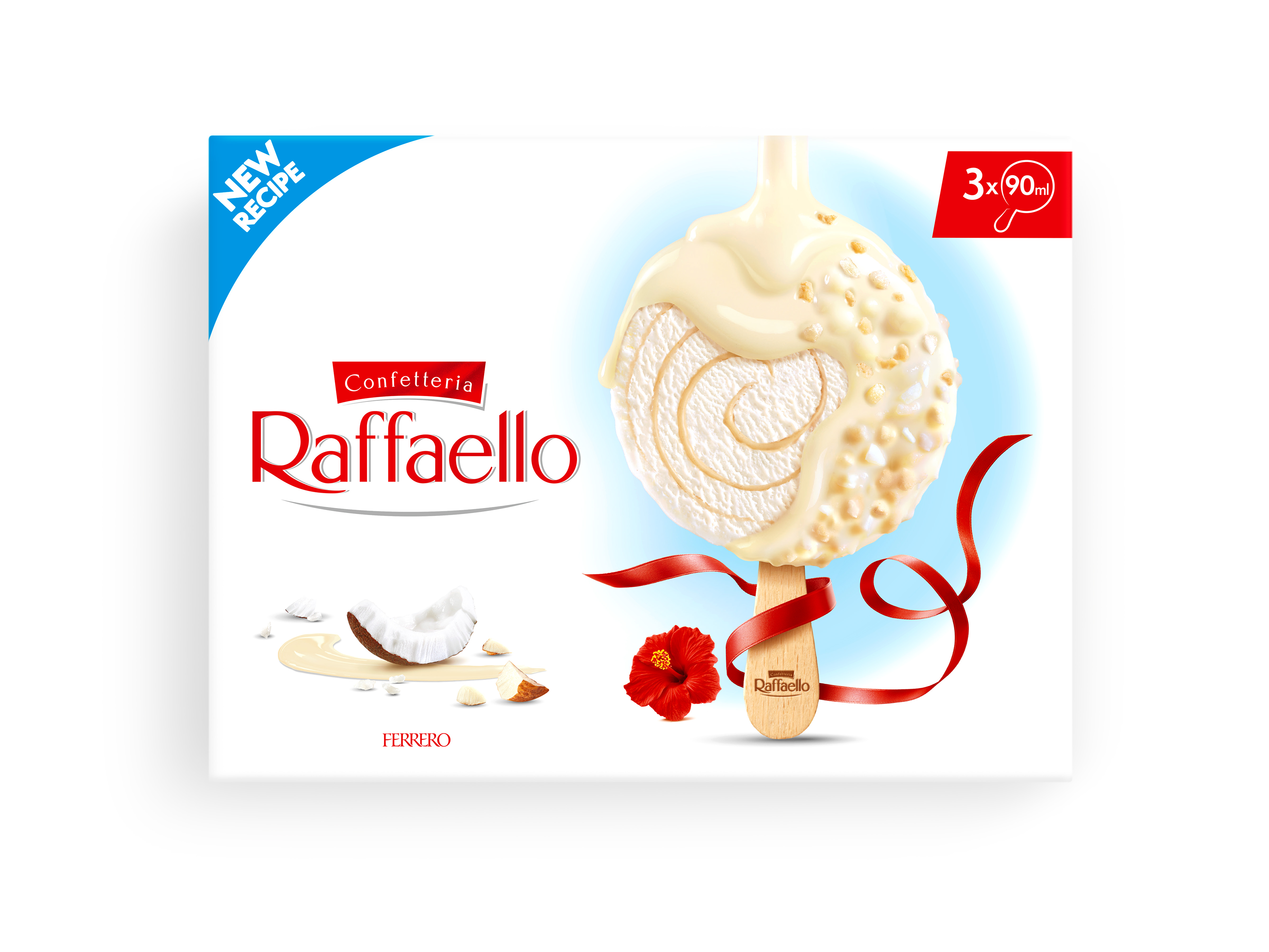 Lody Raffaello 3 X 90Ml