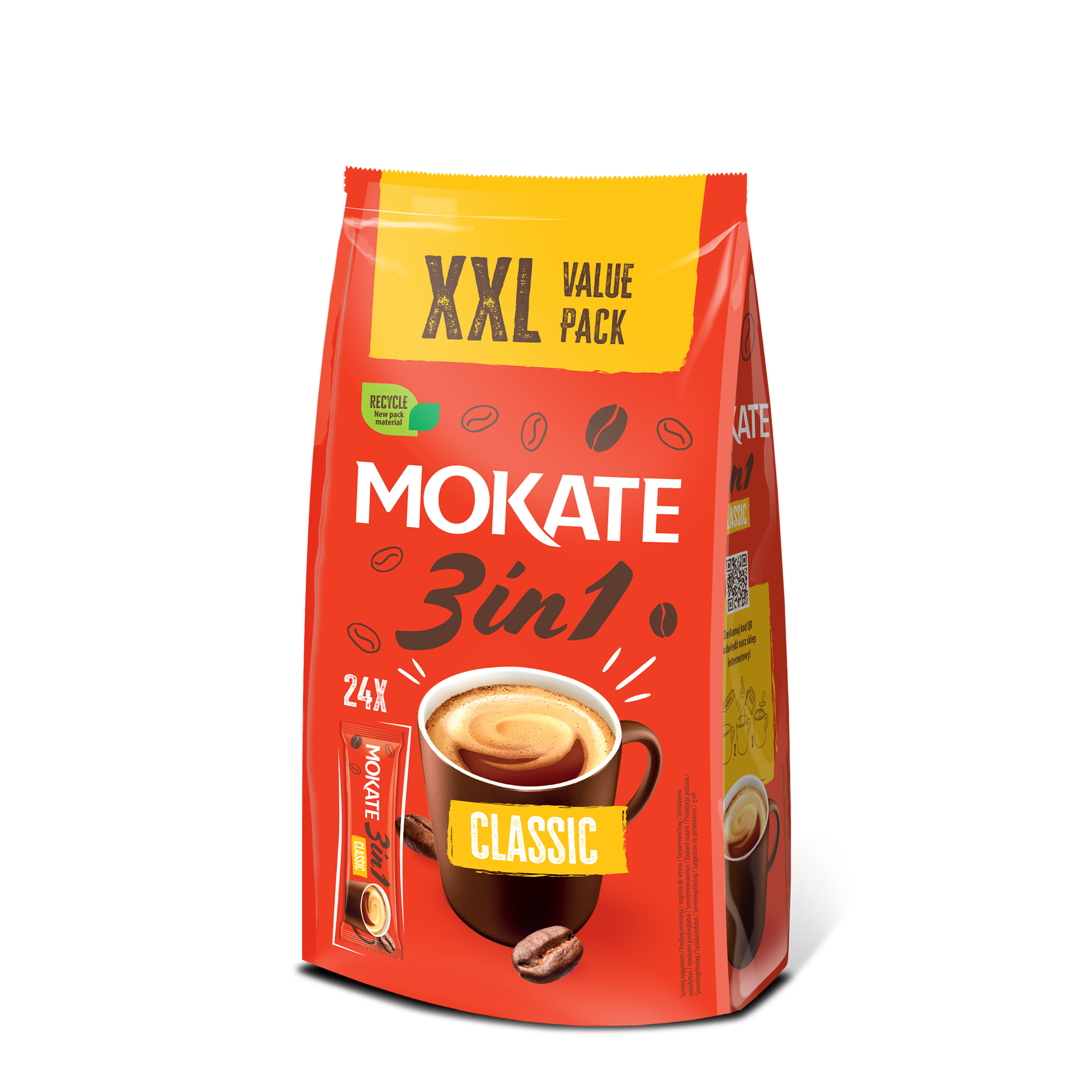 Napój Kawowy Mokate 3W1 Xxl 20+4 Gratis (17G X 24)