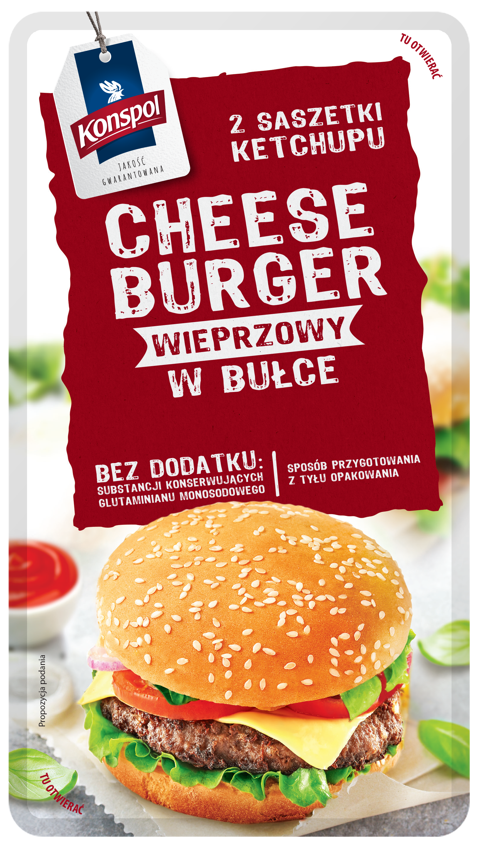 Cheeseburger Wieprzowy 320 G