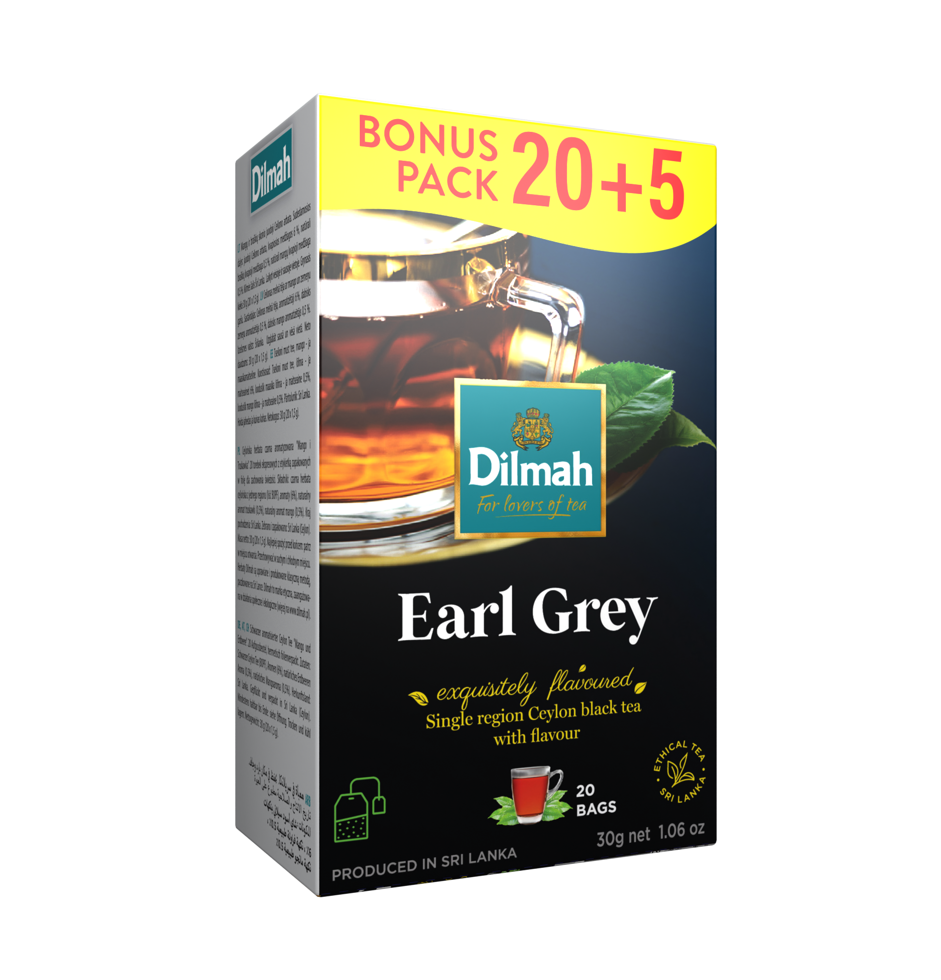 Dilmah Earl Grey [20 + 5 X1,5G]