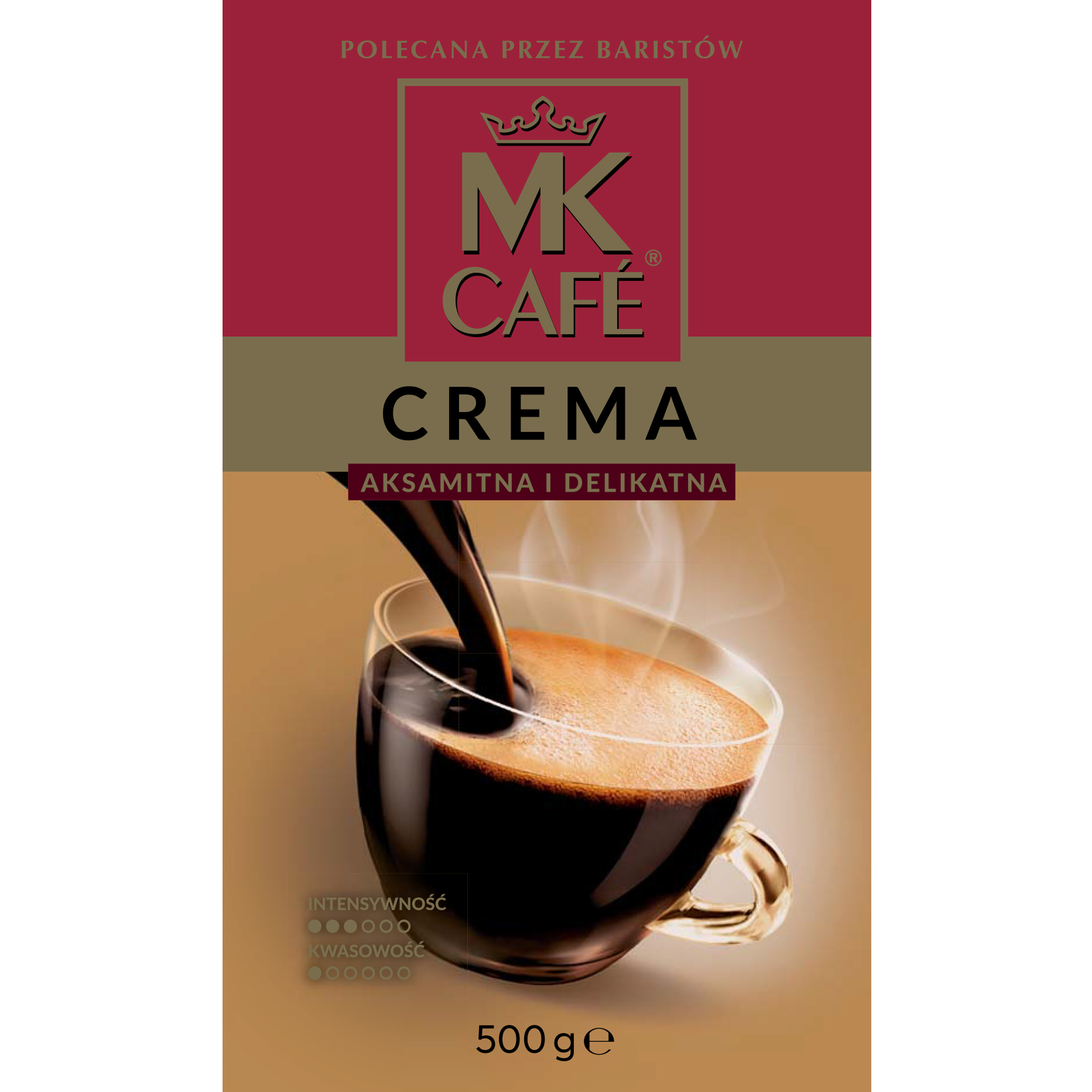 Kawa Mielona Mk Cafe Crema 500G Vac
