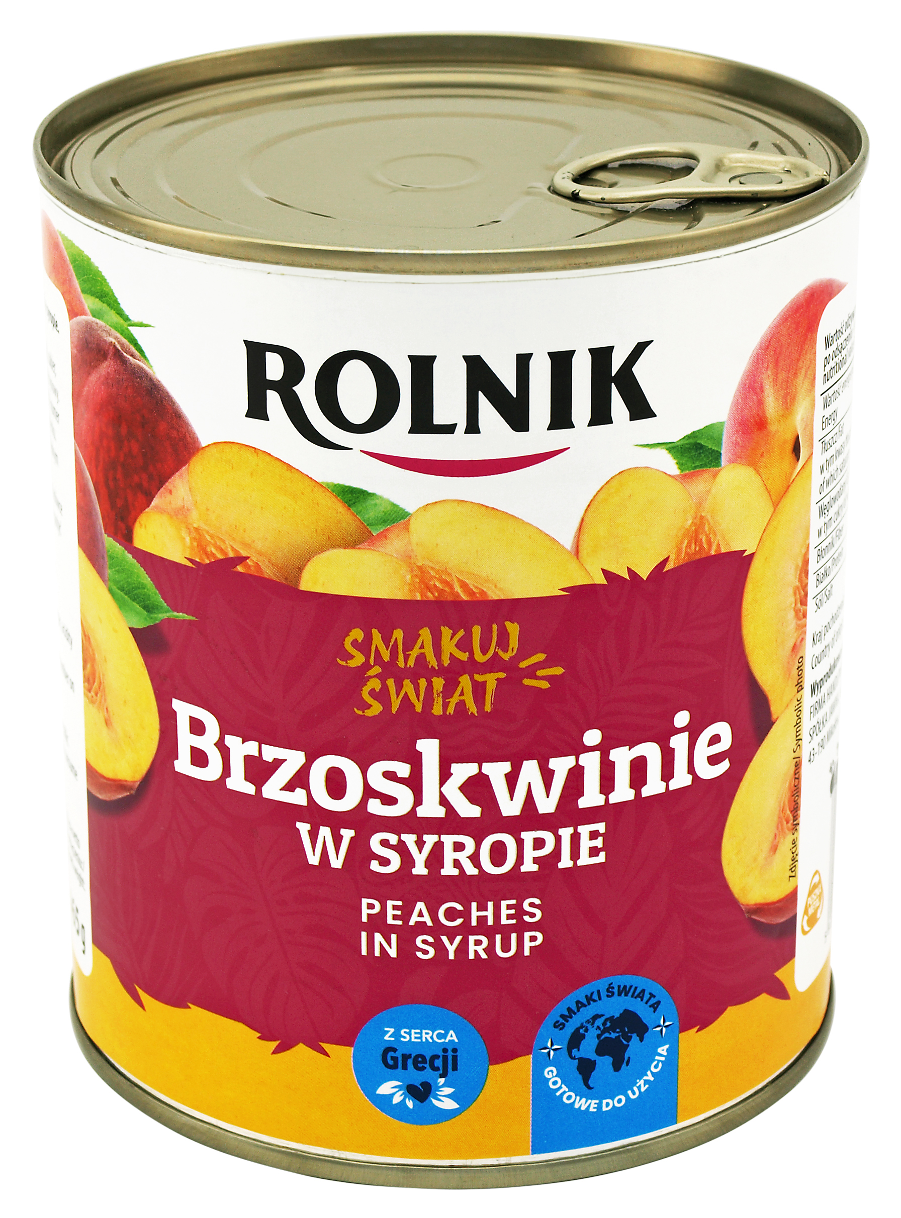 Brzoskwinie W Syropie 850 Ml Rolnik