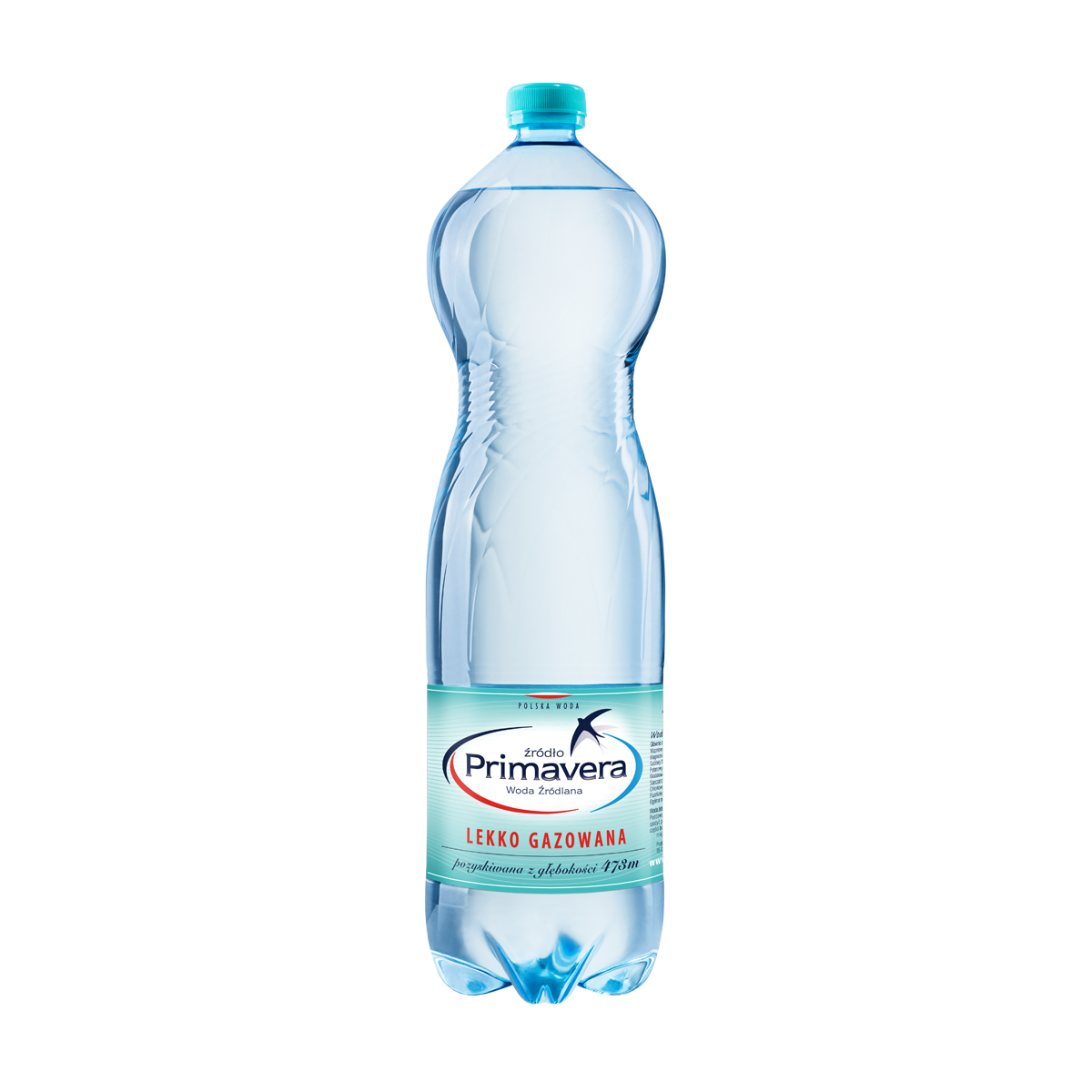 Primavera Woda Źródlana Lekko Gazowana Pet 1,5L