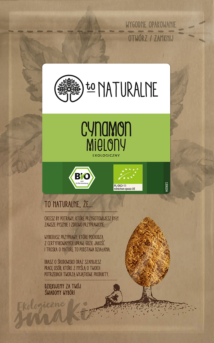 To Naturalne Cynamon Mielony Ekologiczny 15G