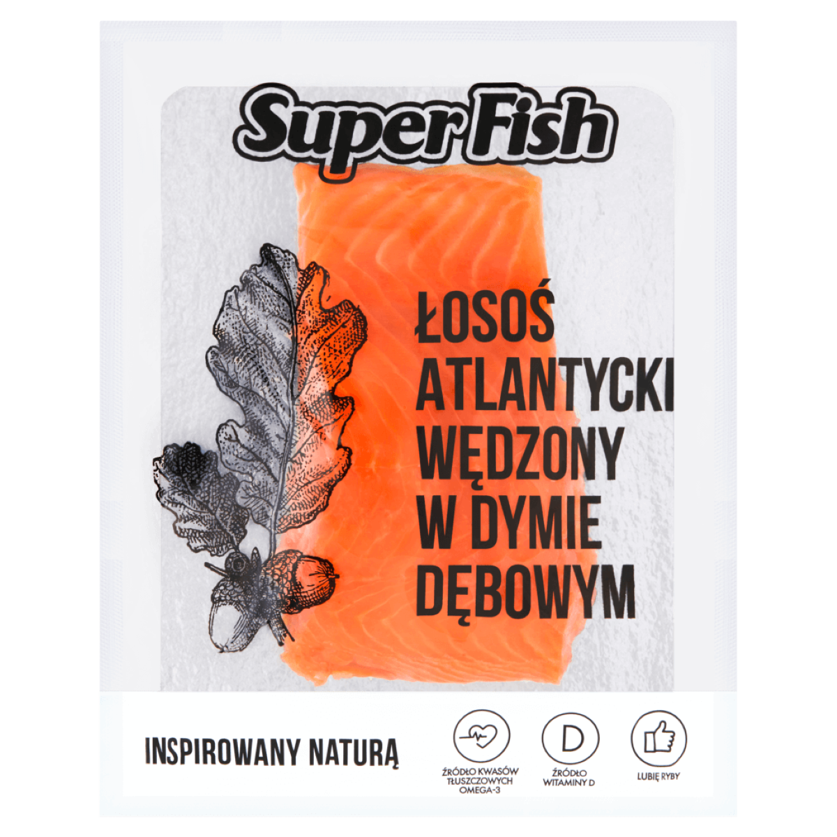 Superfish Łosoś Atlantycki Wędzony W Dymie Dębowym 150 G